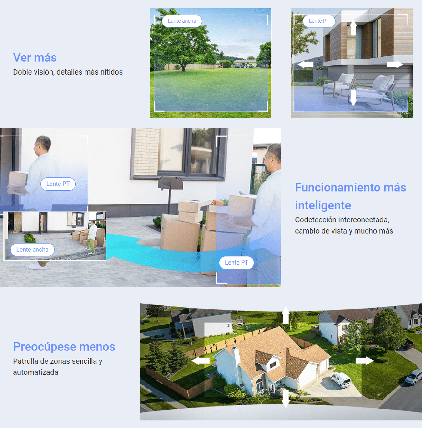 Cámara Pt Wi-Fi Inteligente Dual H9C 2K Ezviz-4
