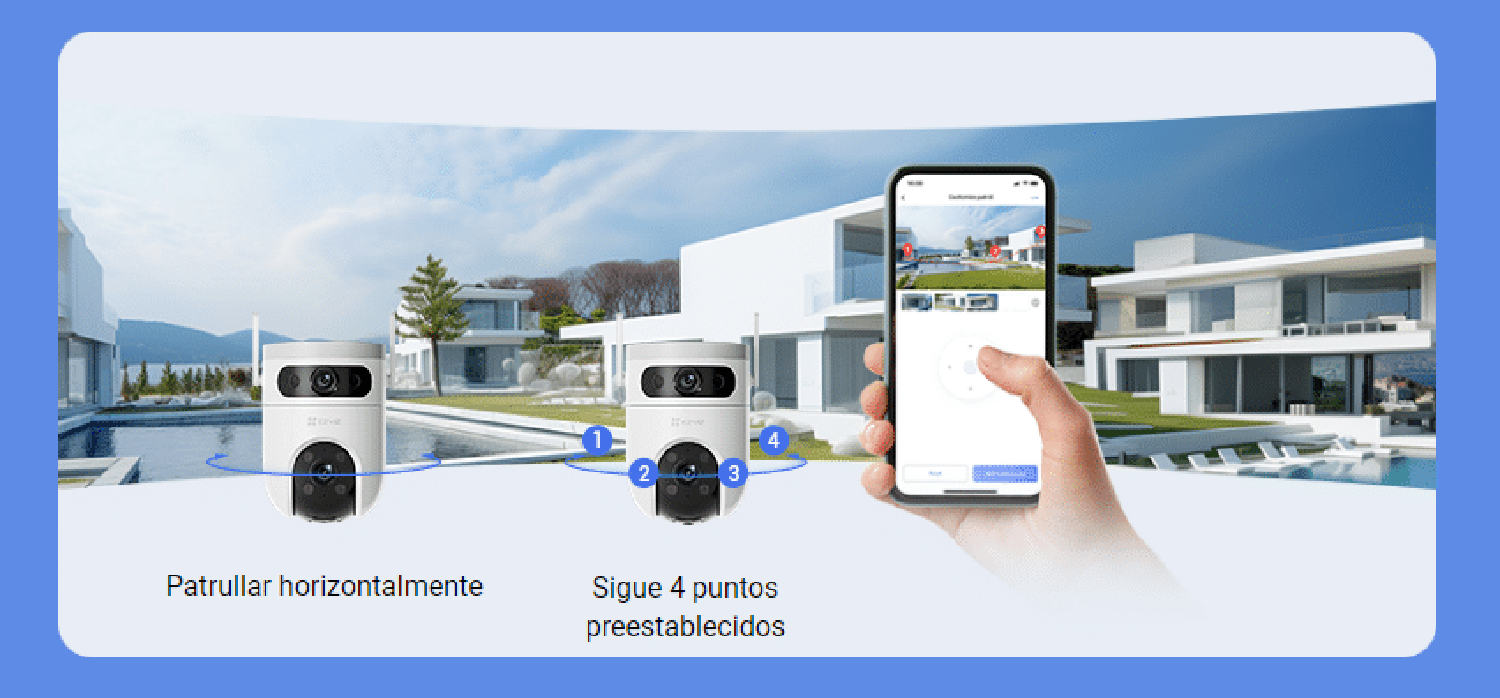 Cámara Pt Wi-Fi Inteligente Dual H9C 2K Ezviz-6