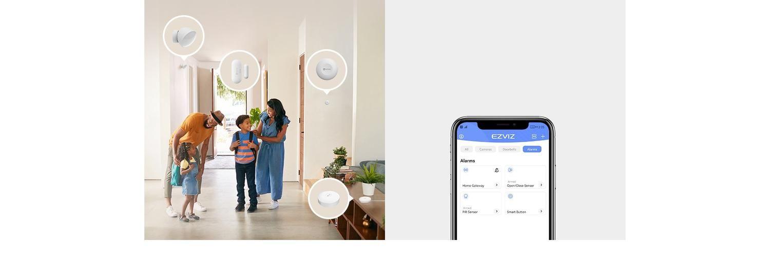 Kit Smart Home Alarma y Sensores Para El Hogar EZVIZ-3