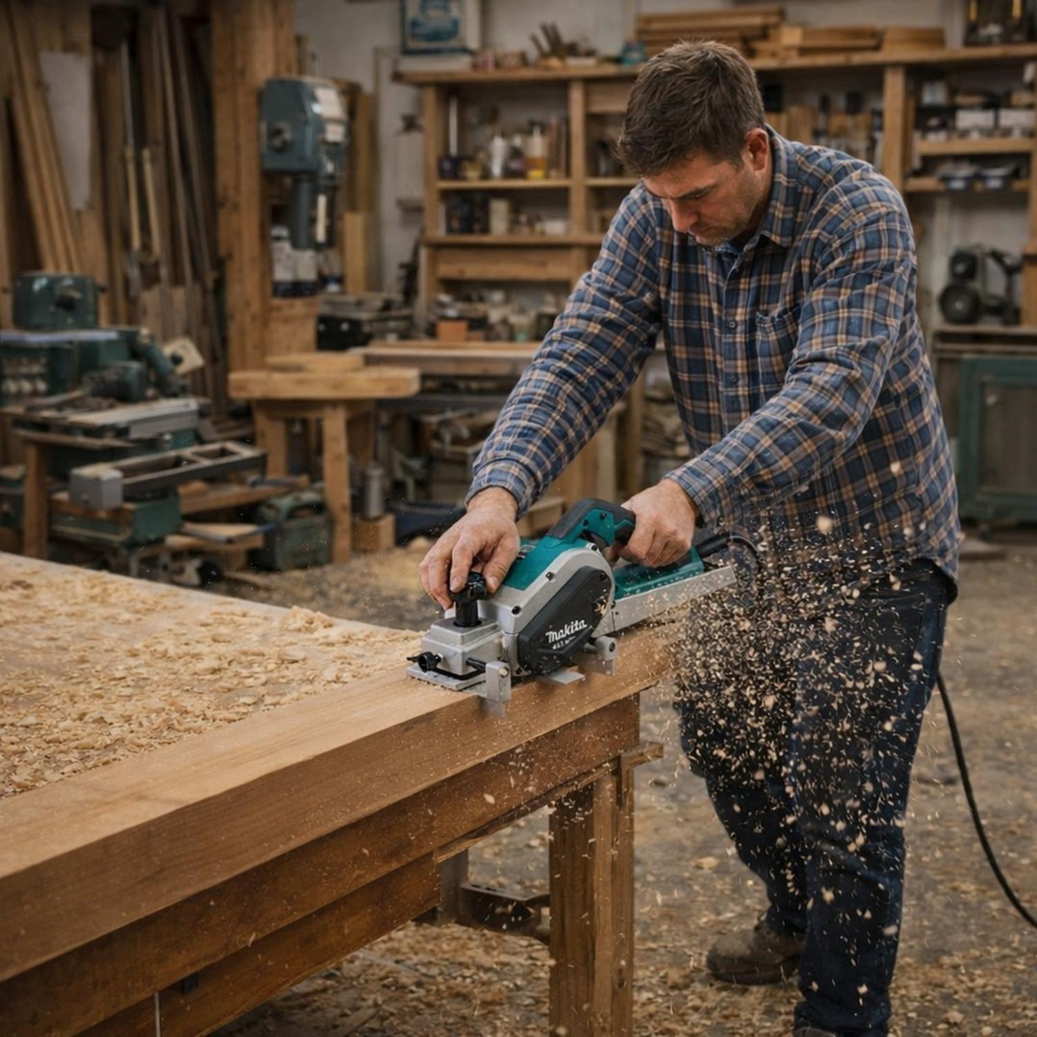 Cepillo Eléctrico 82mm 3 1/4" 750 W M1100KB Makita-5