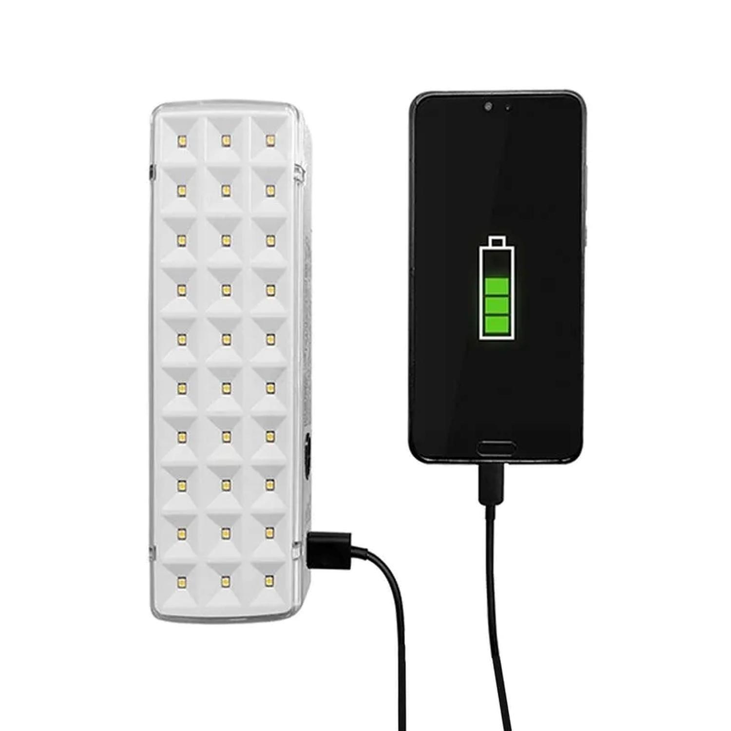 Luz de Emergencia Autónoma 30leds 600lm GS30Plus Gamasonic-2