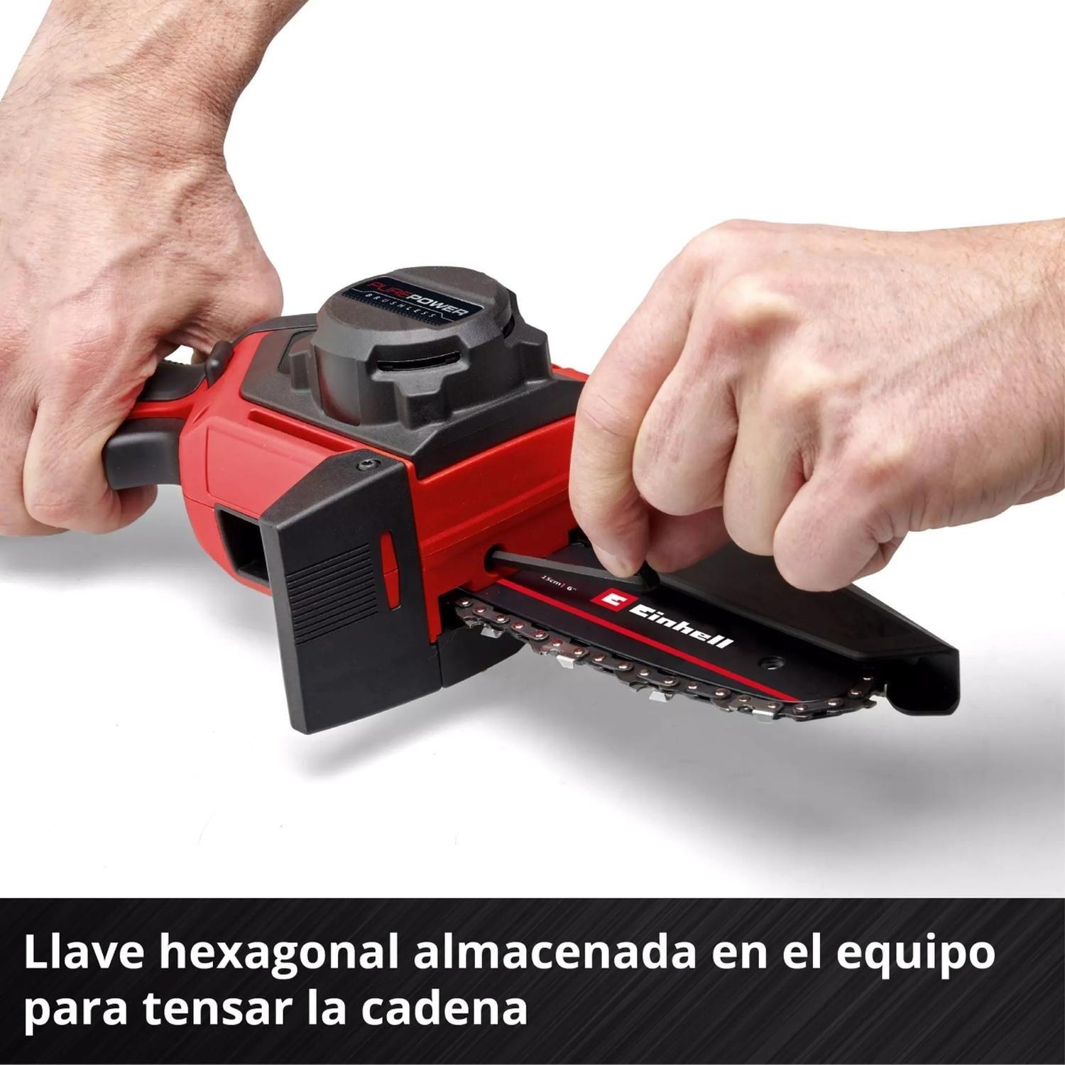 Motosierra inalámbrica GE-PS 18/15 Li BL-Solo Einhell-2