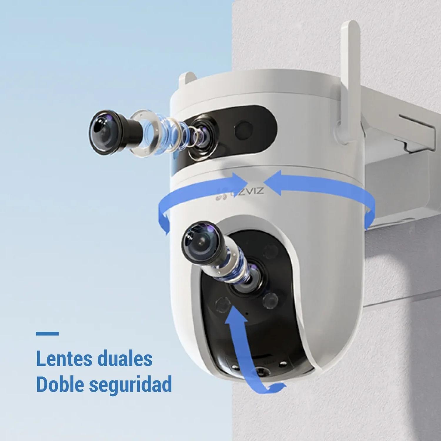 Cámara Seguridad Wifi Doble Lente H9C Dual 3K 5MP Ezviz-6