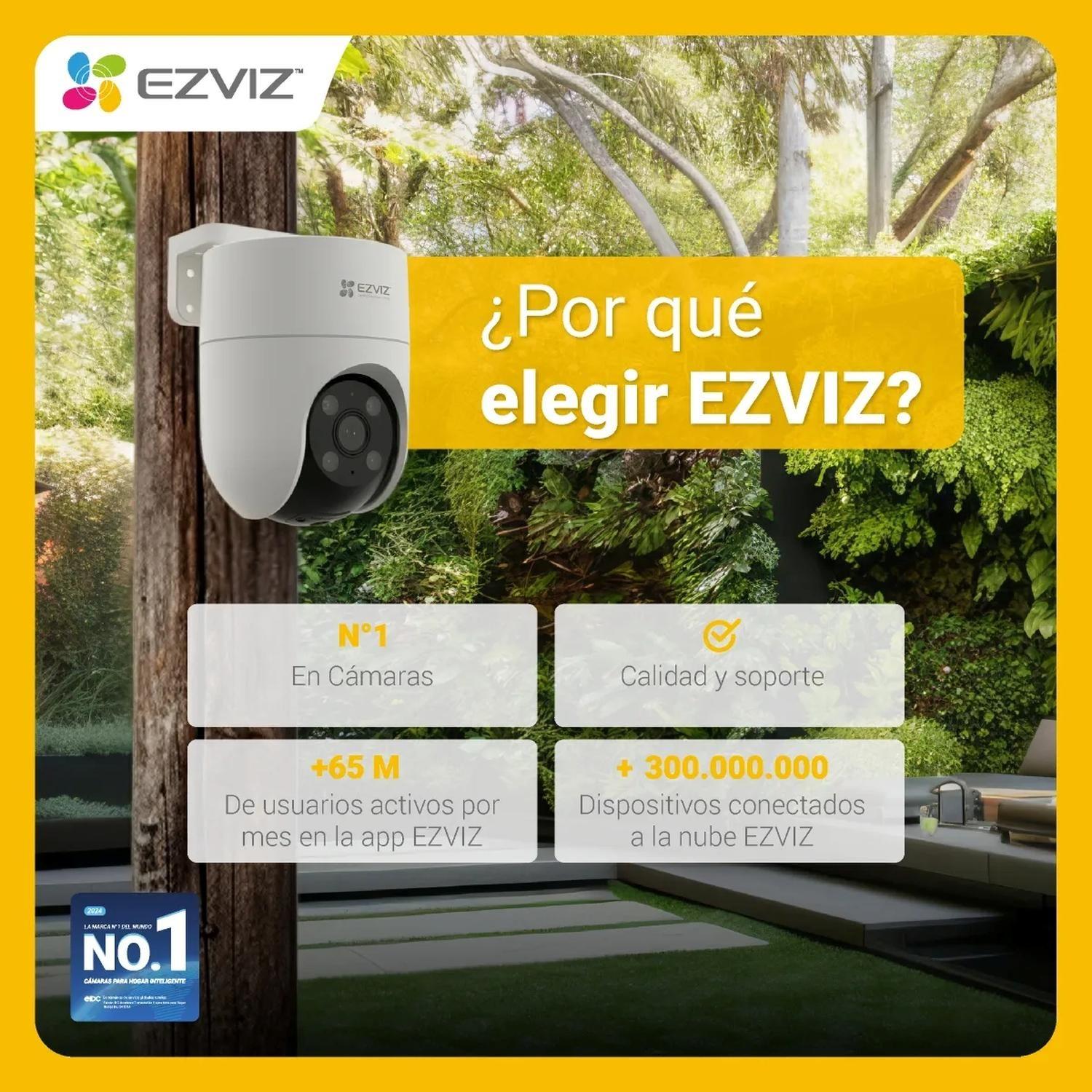 Cámara Seguridad Wifi Doble Lente H9C Dual 3K 5MP Ezviz-7