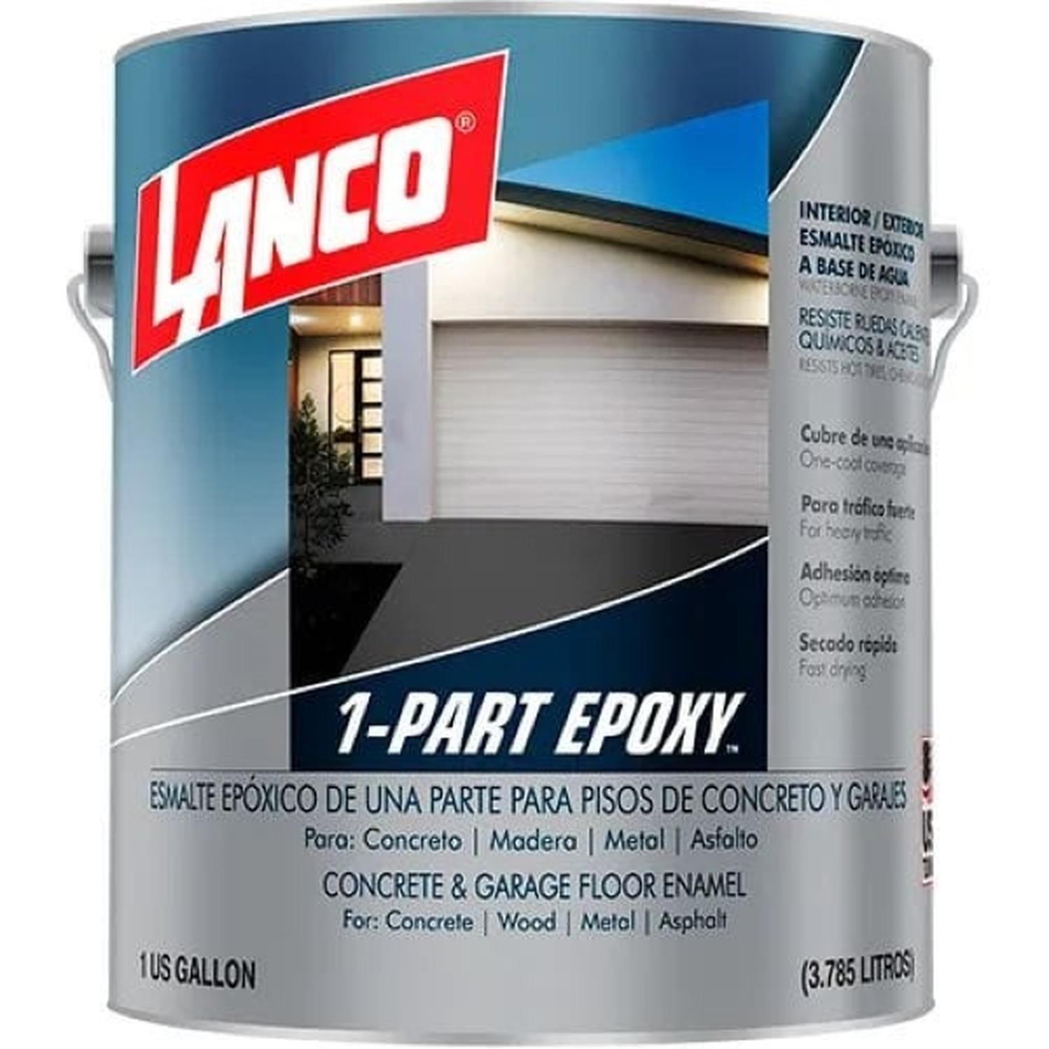 Esmalte Epoxico Alto Trafico 1 Part Epoxy Gris gl Lanco-0