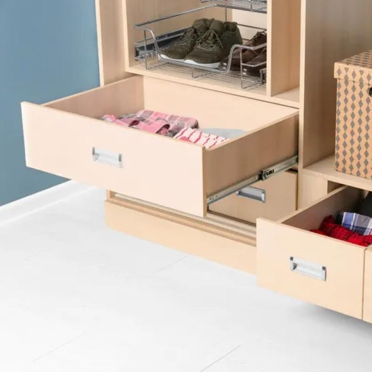 Corredera telescópica push/open cierre suave 350mm 2un DMC-4