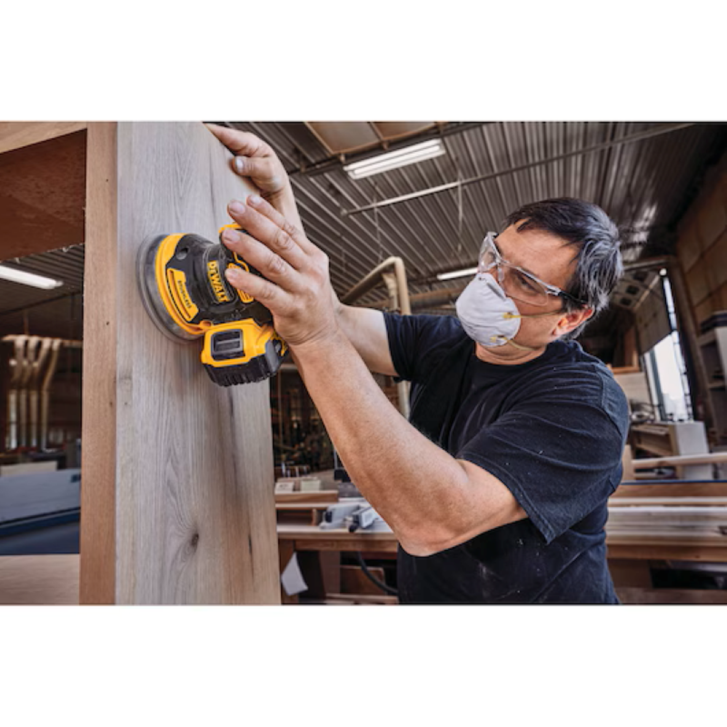 Lijadora Roto Orbital Inalámbrica de 5" DCW210B Dewalt-3