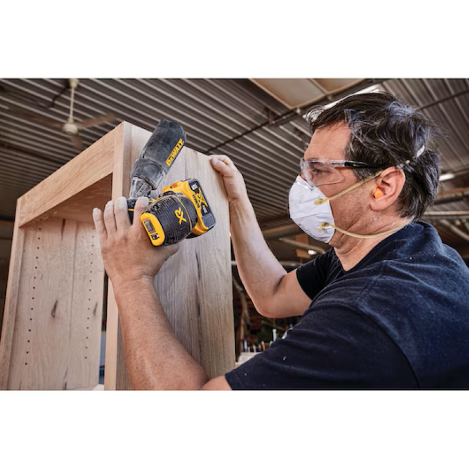 Lijadora Roto Orbital Inalámbrica de 5" DCW210B Dewalt-4