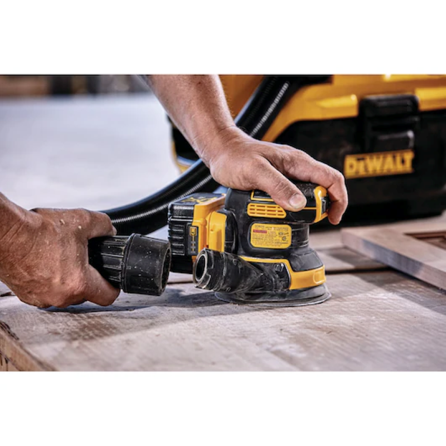 Lijadora Roto Orbital Inalámbrica de 5" DCW210B Dewalt-7