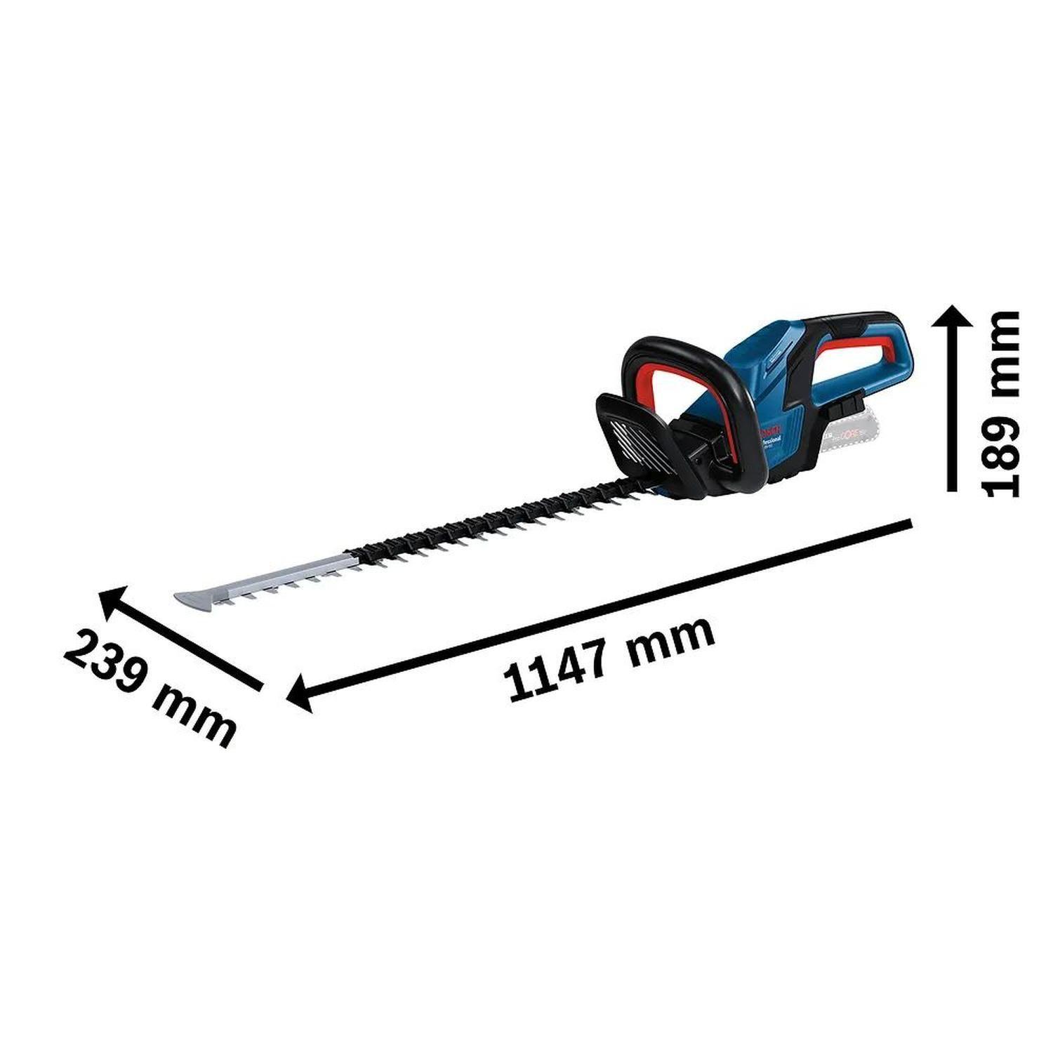 Cortasetos Inalámbrico GHE 18V-60 Profesional Bosch sin bat-2