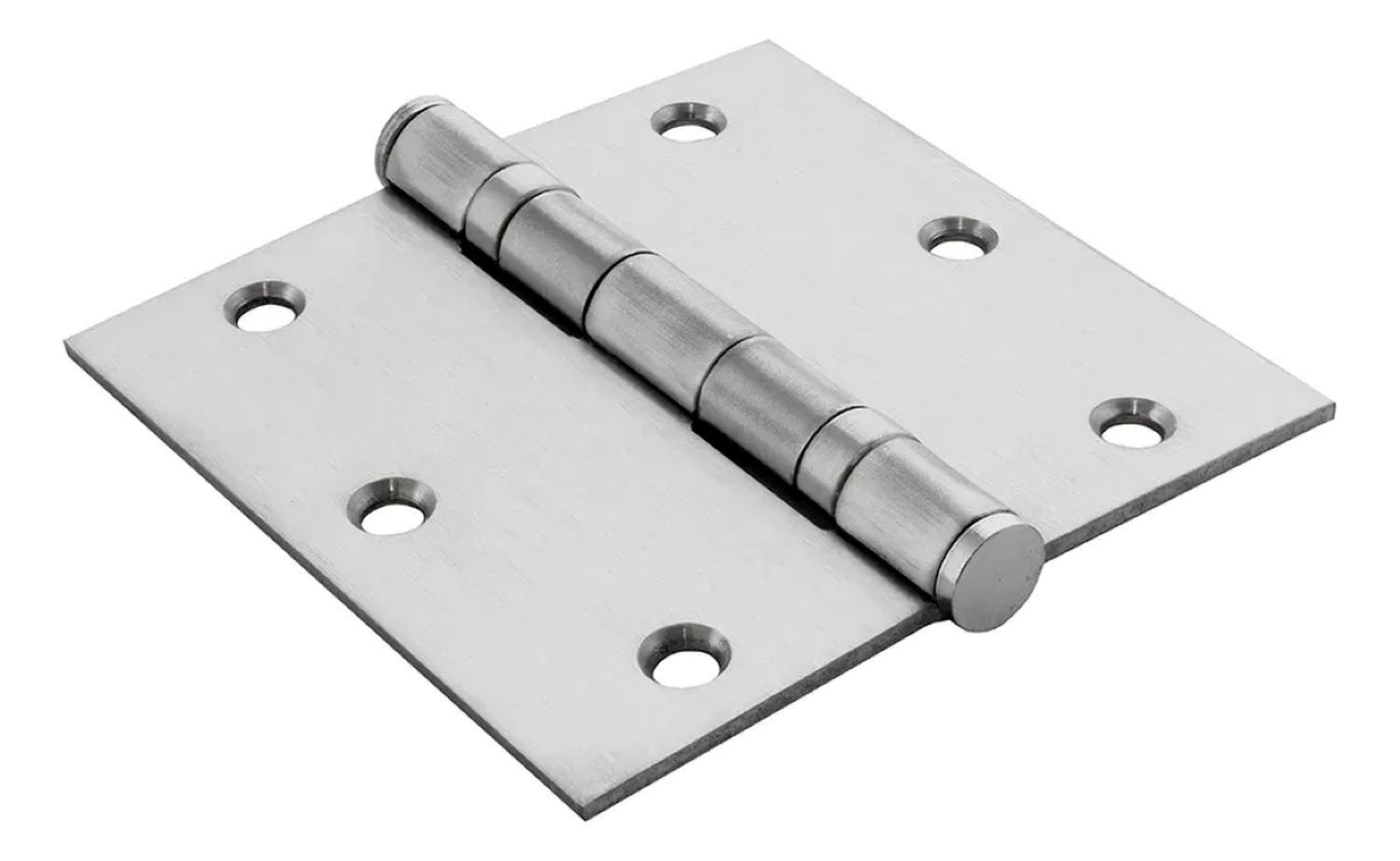 Pack 2 Bisagra Para Puertas 3x3 Acero Inoxidable DMC-4