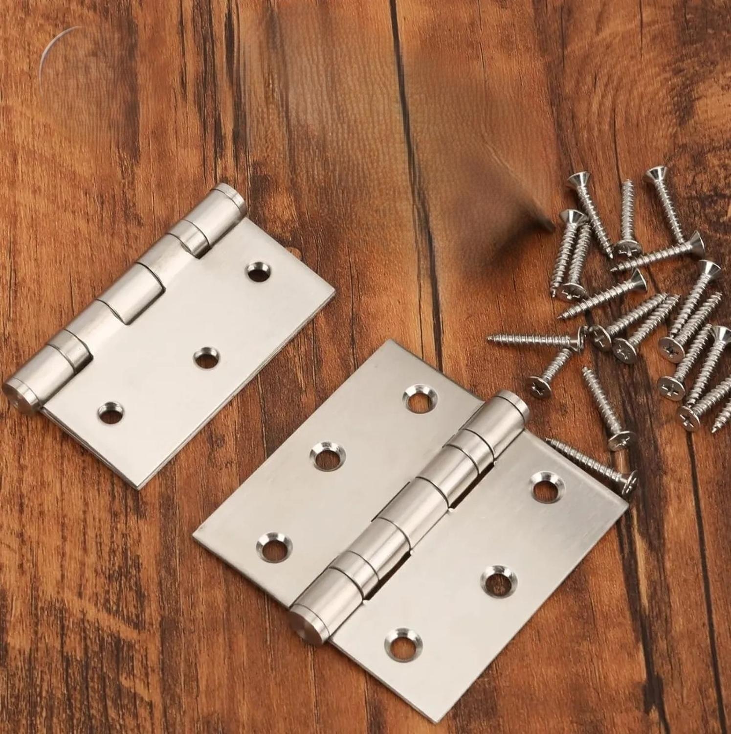 Pack 2 Bisagra Para Puertas 3x3 Acero Inoxidable DMC-7