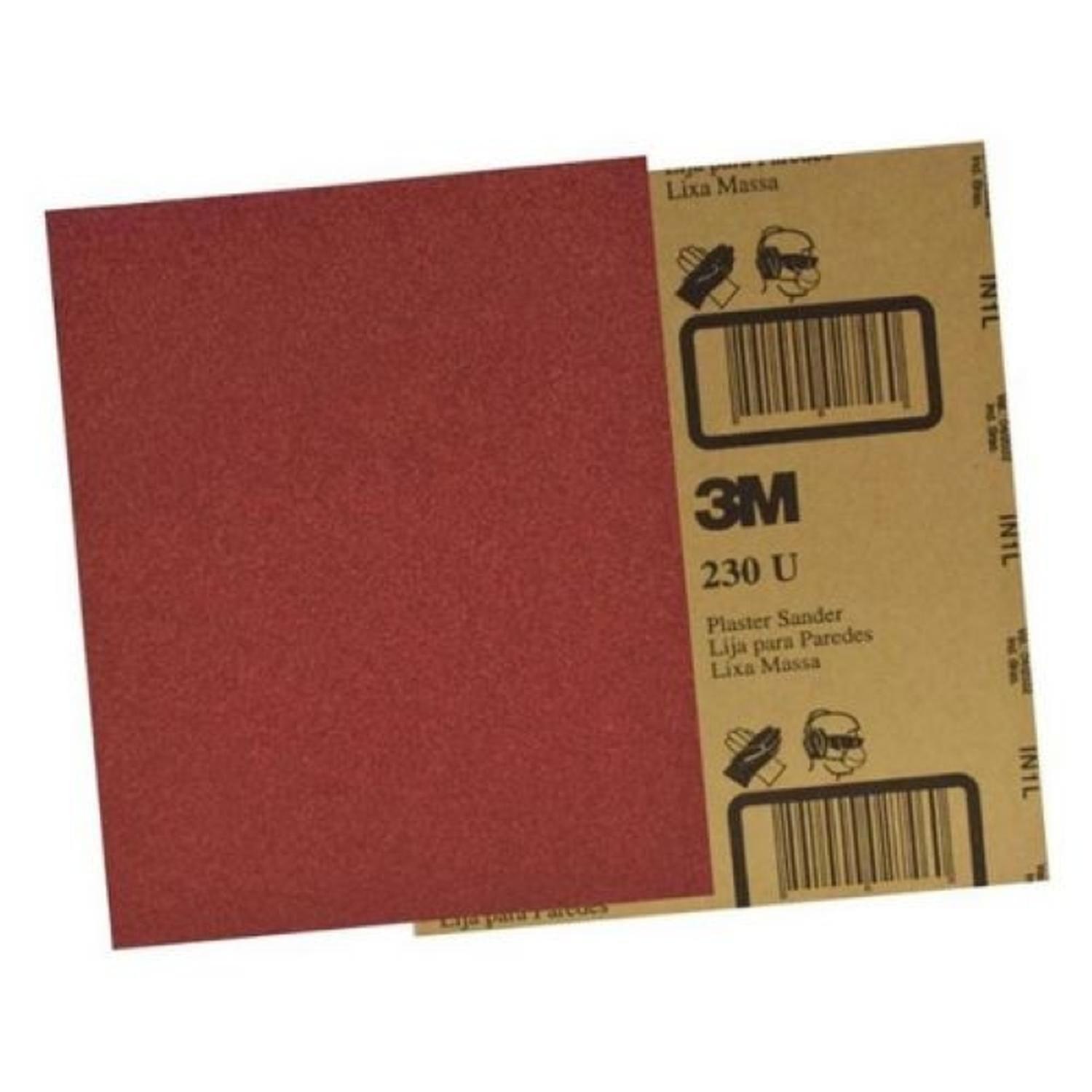 Lija Madera Pliego Grano 80 225x275mm 50 unidades 3M-2
