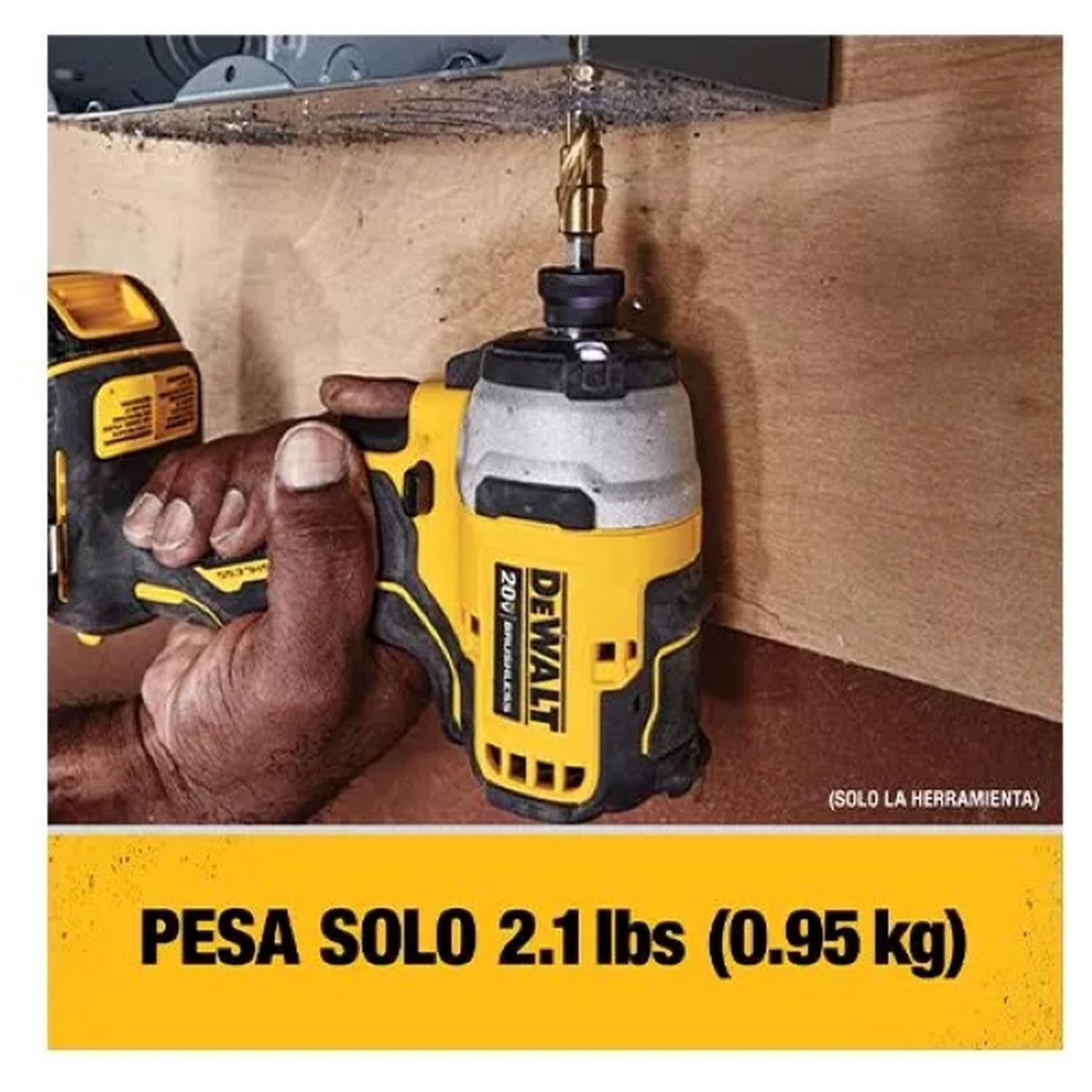 Atornillador de Impacto 20V ATOMIC DCF809D2 Dewalt-3