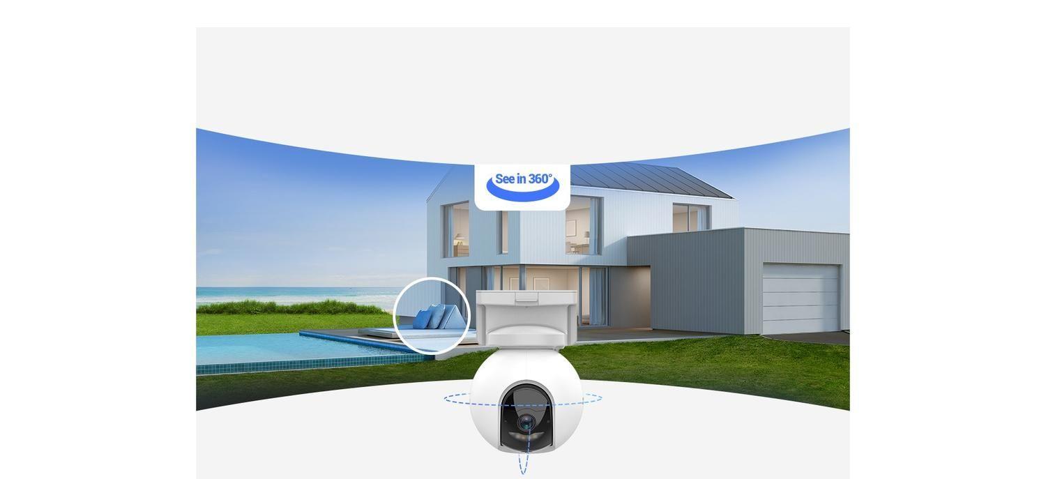 Cámara Wifi con Paneo e Inclinación A Batería HB8 2K+ Ezviz-4