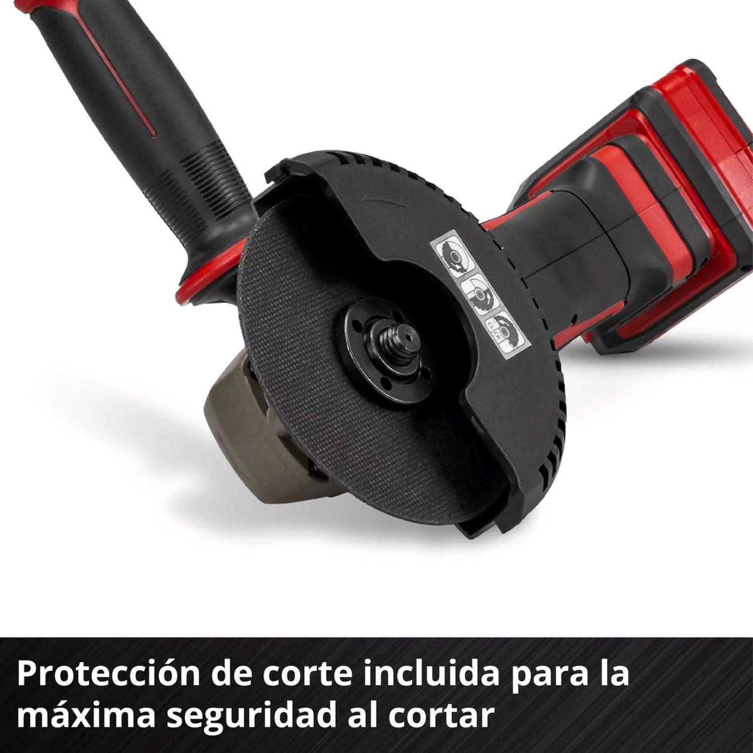 Esmeril Angular Inalámbrico TE-AG 18/125-2 Li (1x4,0 Ah) Einhell-9