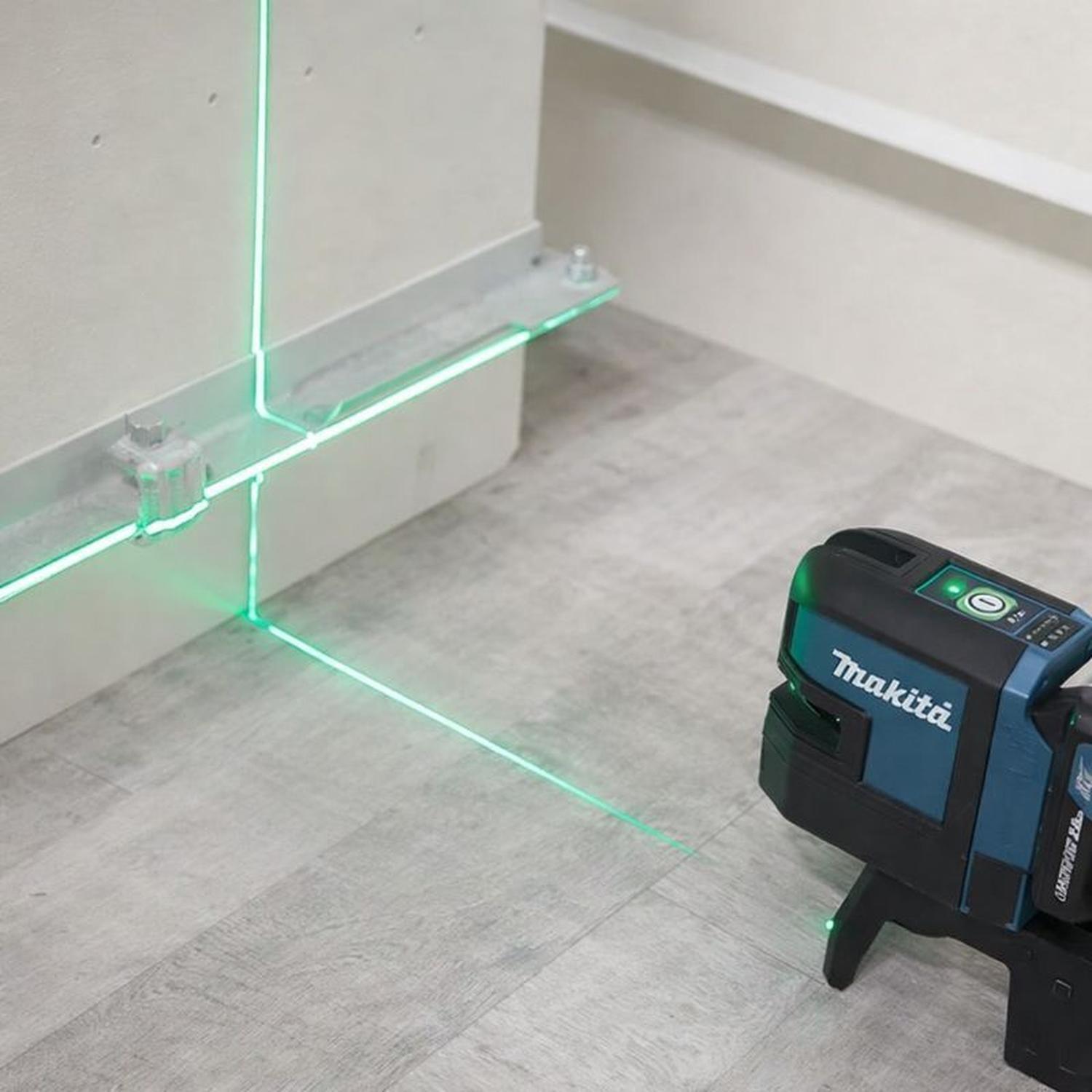Nivel Laser cruzado linea verde sin batería SK105GDZ Makita-5