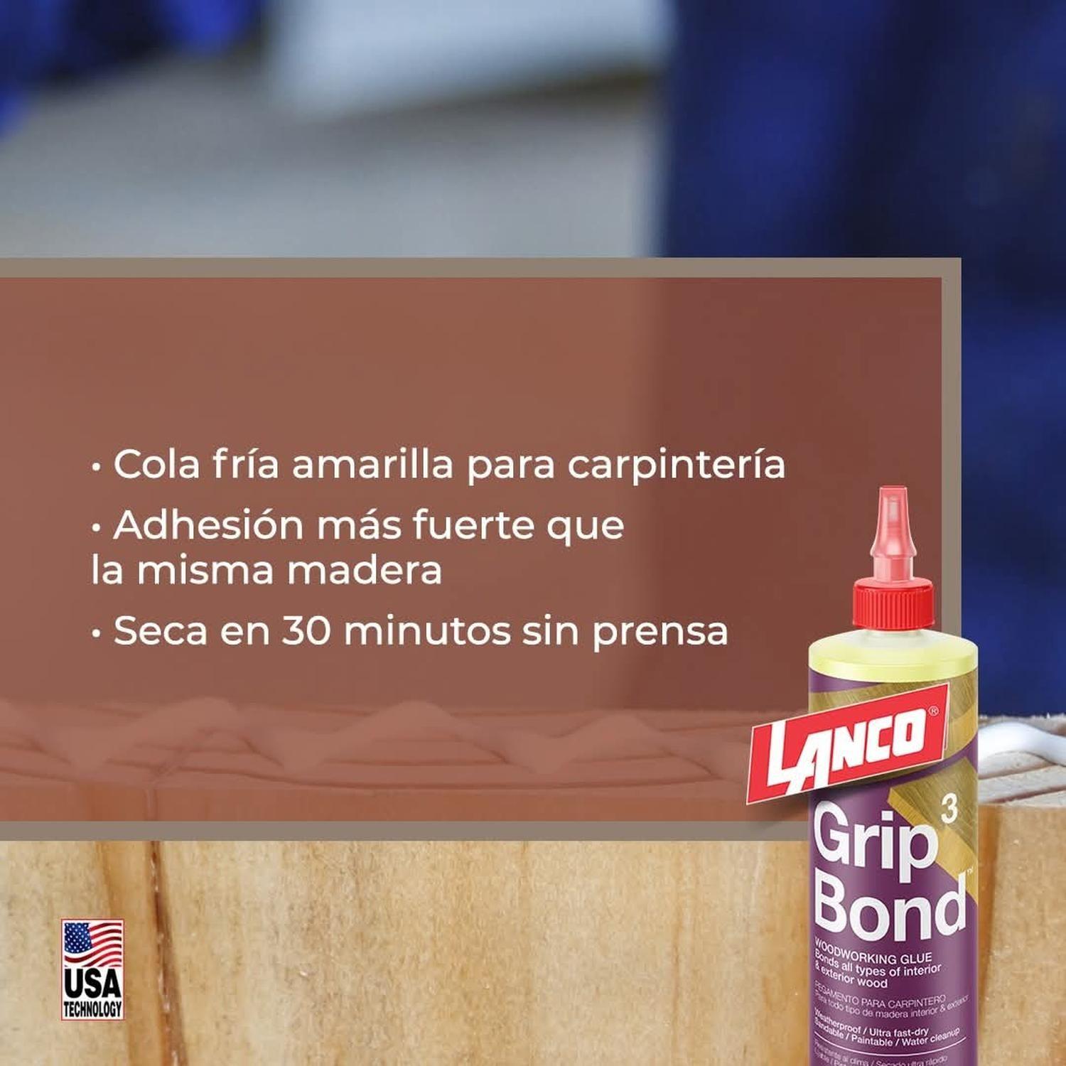 Cola Fría Extra Fuerte Grip Bond 3 Galon 3.8lt Lanco-5