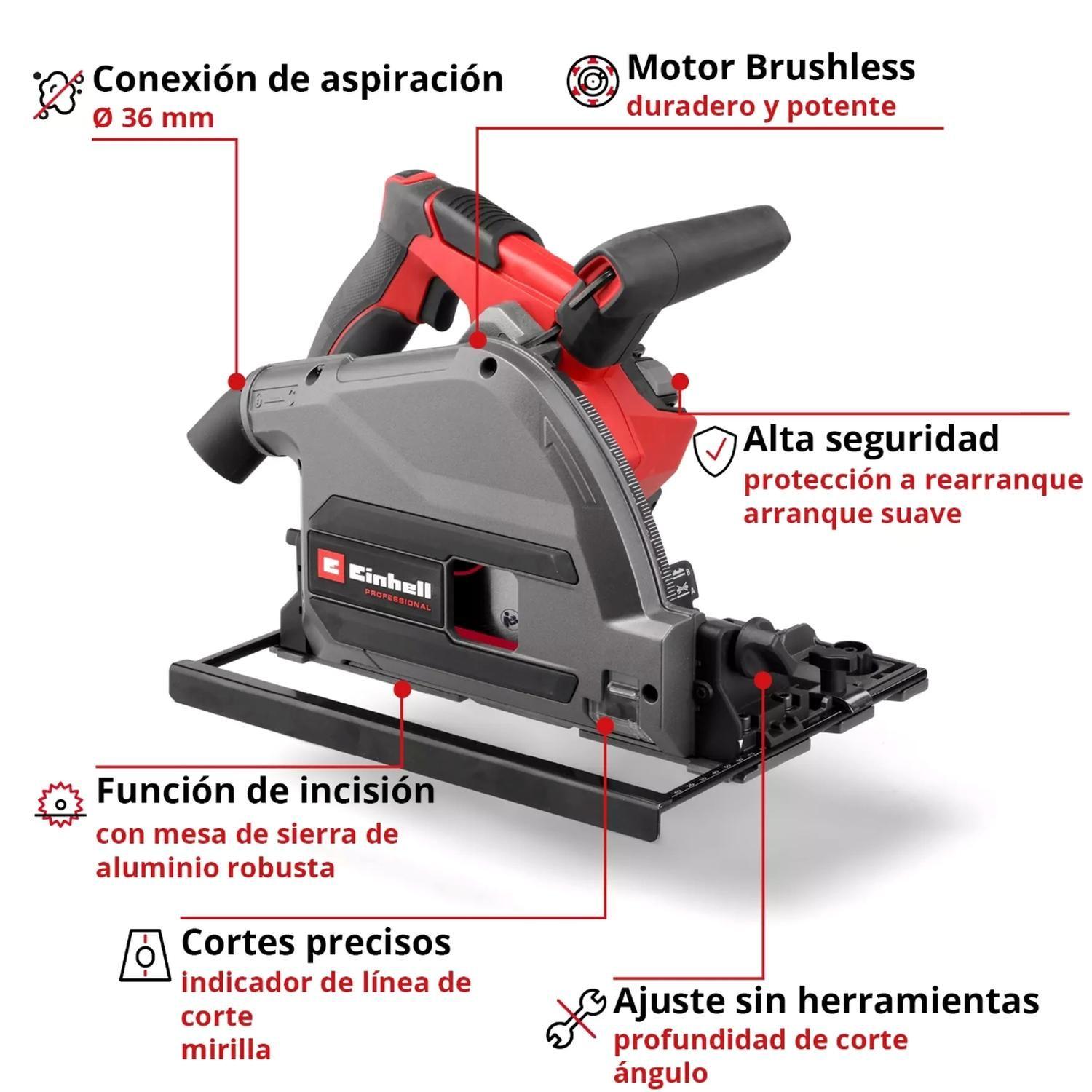 Sierra De Inmersión inalámbrica TP-PS 18/165 Li BL - Solo Einhell-1