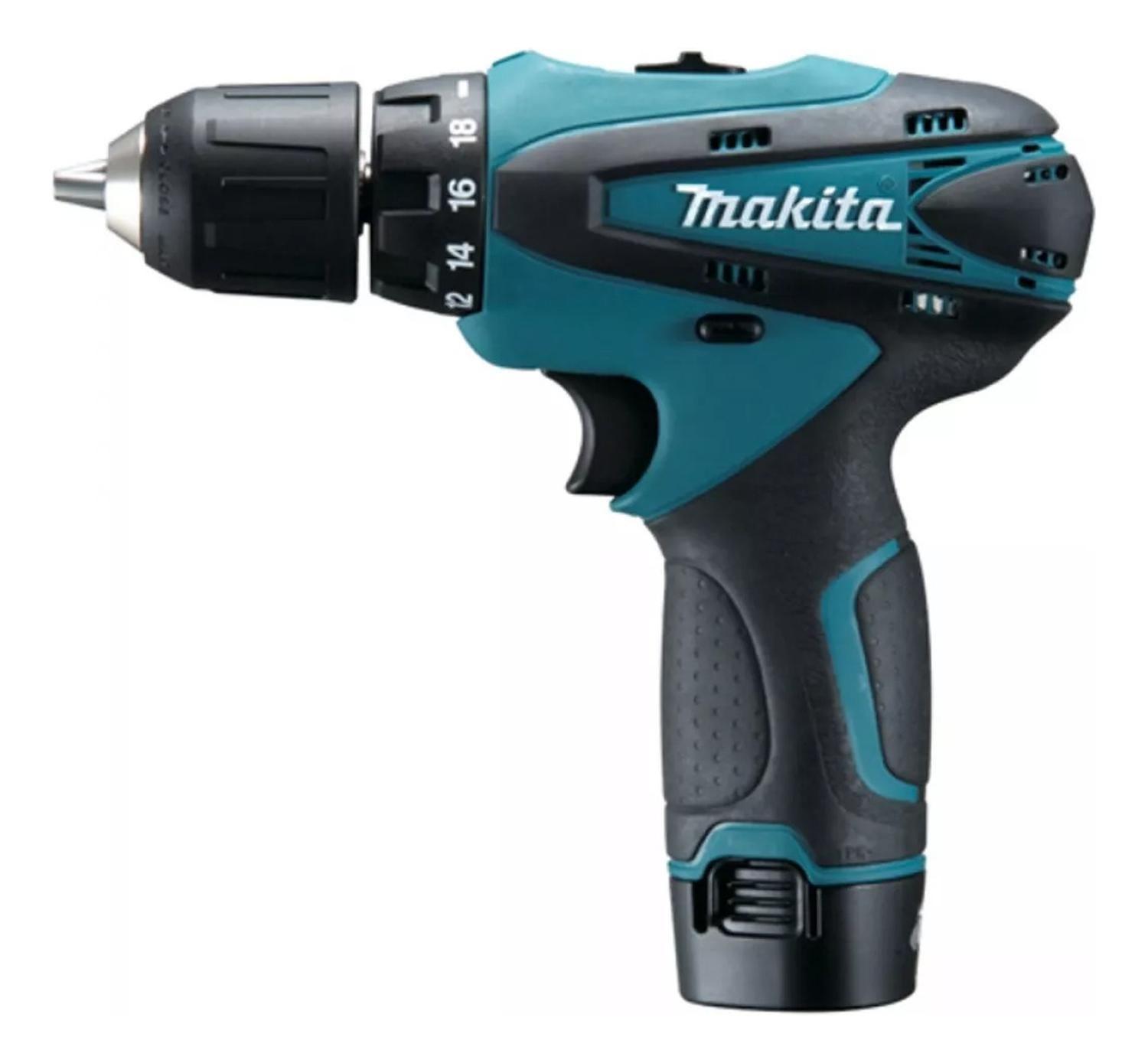 Taladro Atornillador Percutor Makita Hp330dwe 12v 2bat+carg-3
