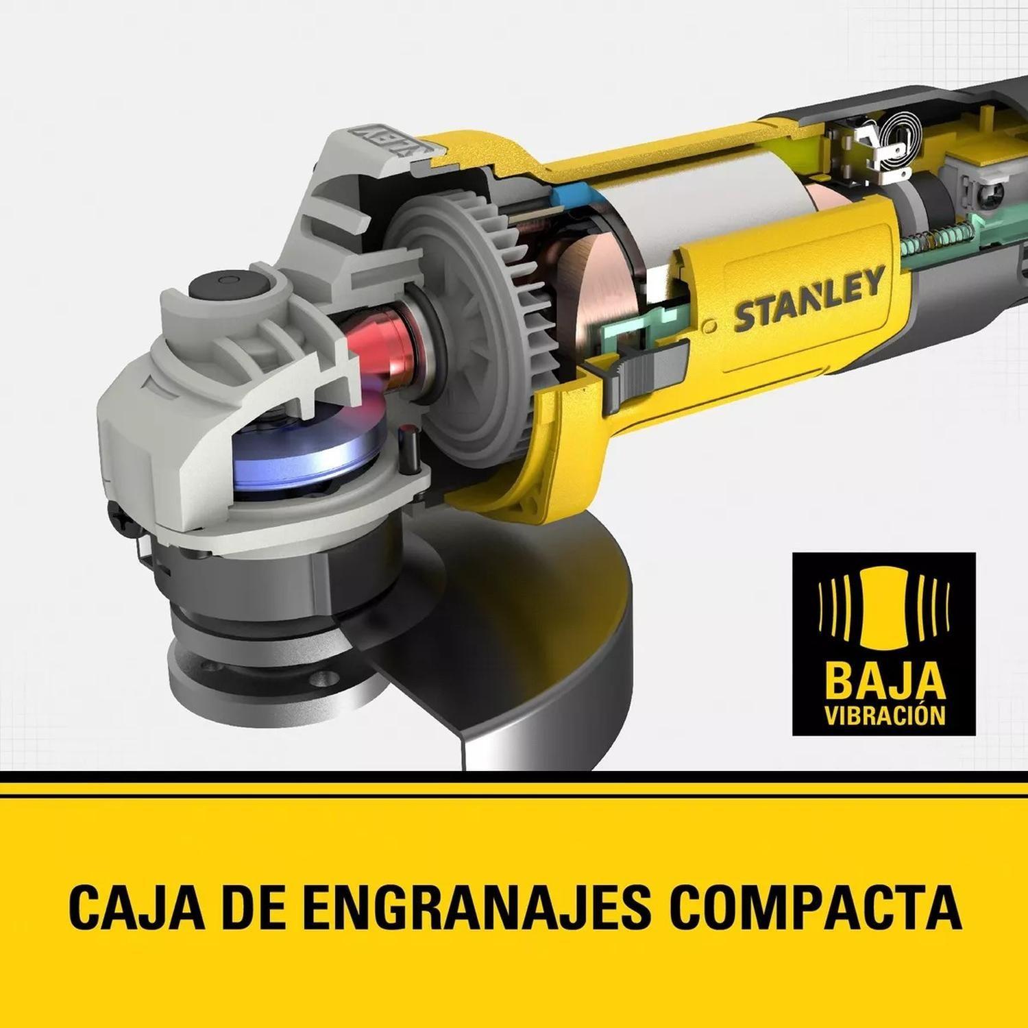 Esmeril Angular 4 1/2 115mm 750w Stanley Sg7115-5