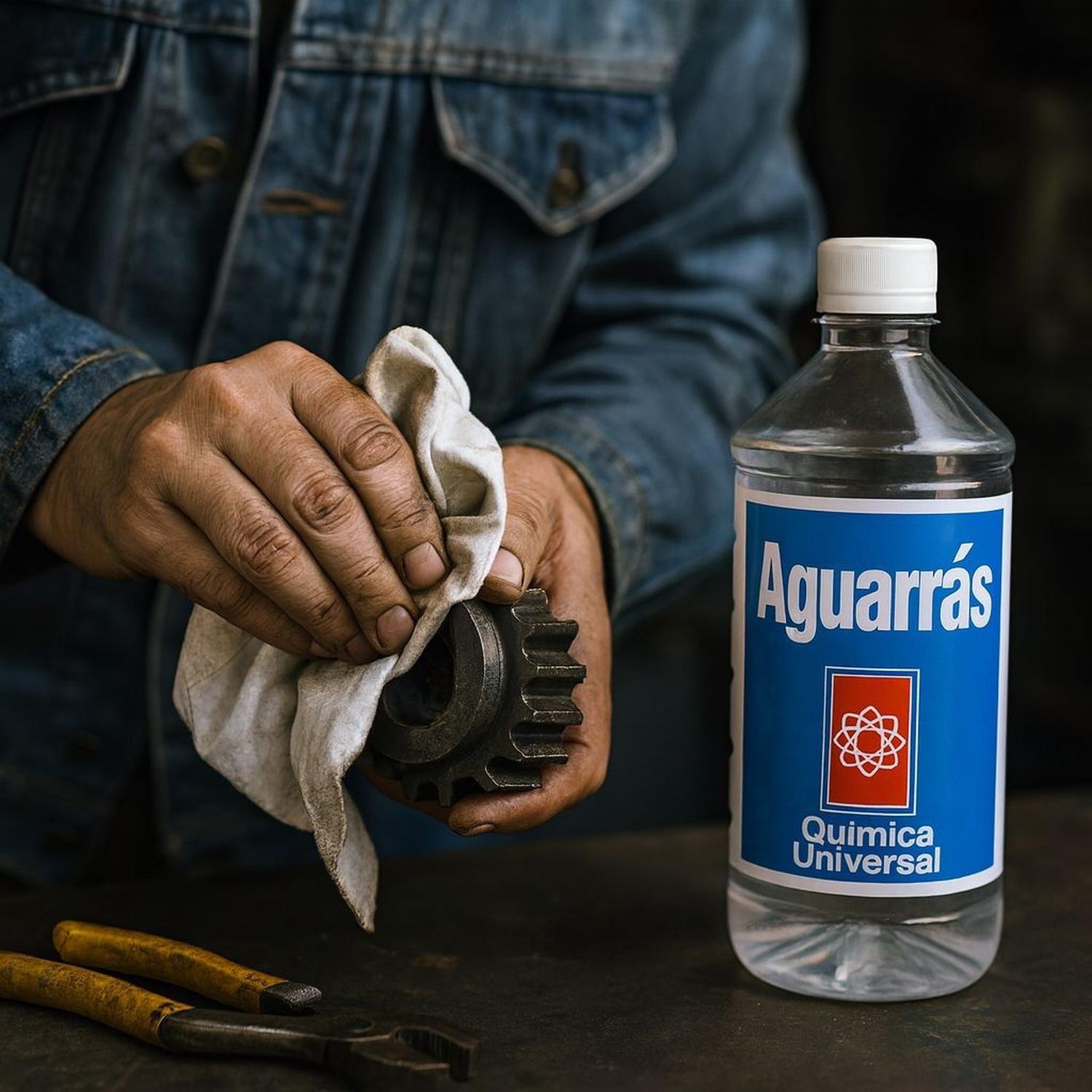 Aguarrás Botella 1 Lt Quimica Universal-2
