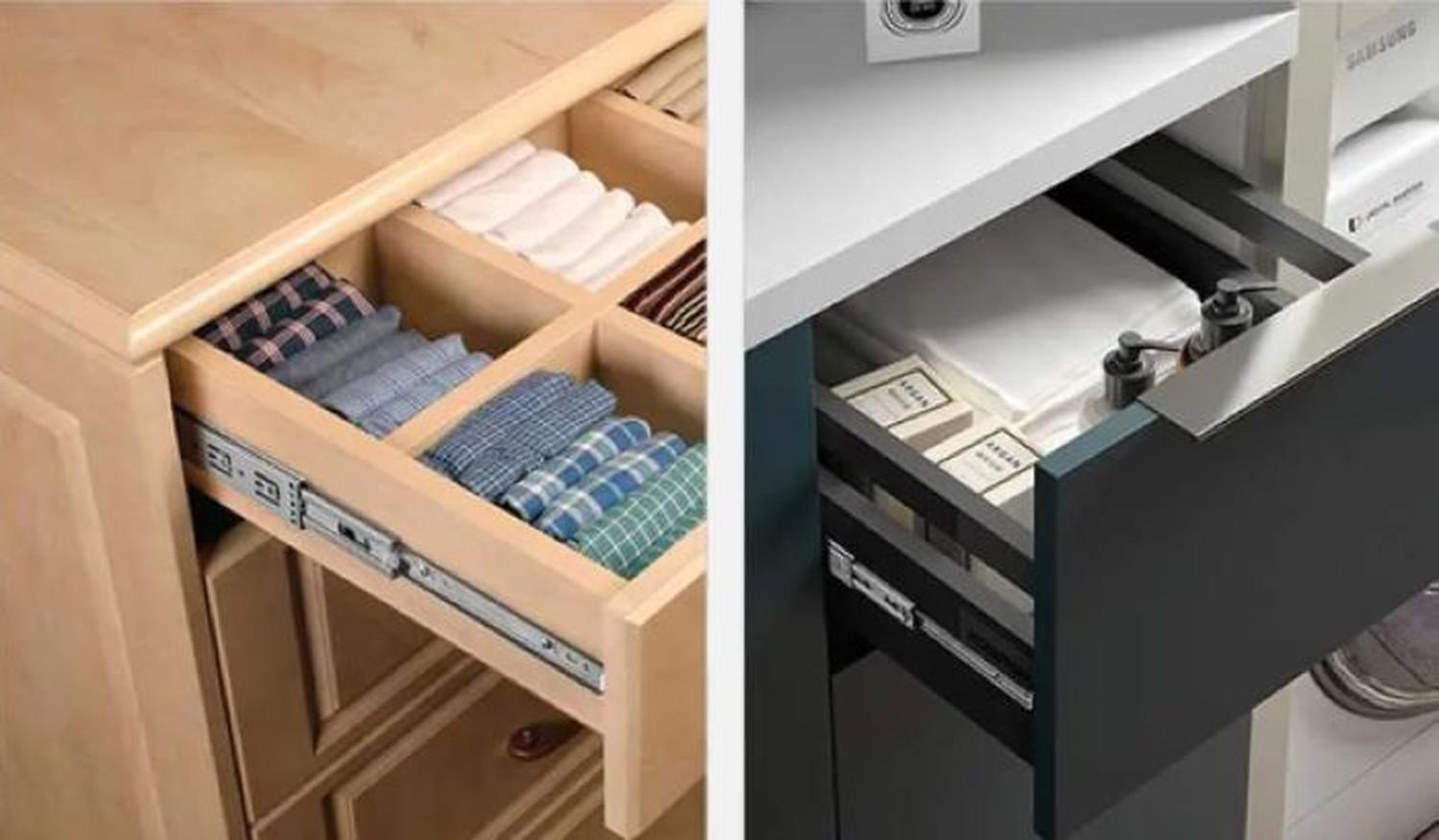 Corredera Telescópica push/open cierre suave 500mm 2un DMC-3