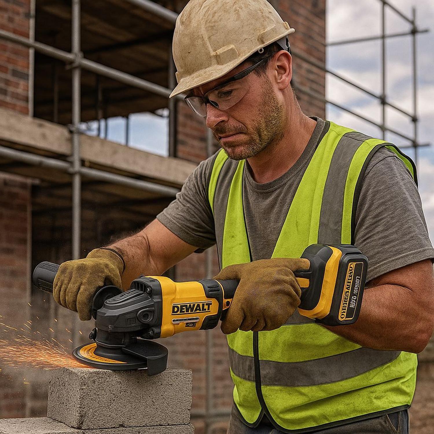 Esmeril Angular 4 1/2"-5" 60v Max Flexvolt Dcg418B-B2 DeWALT-4