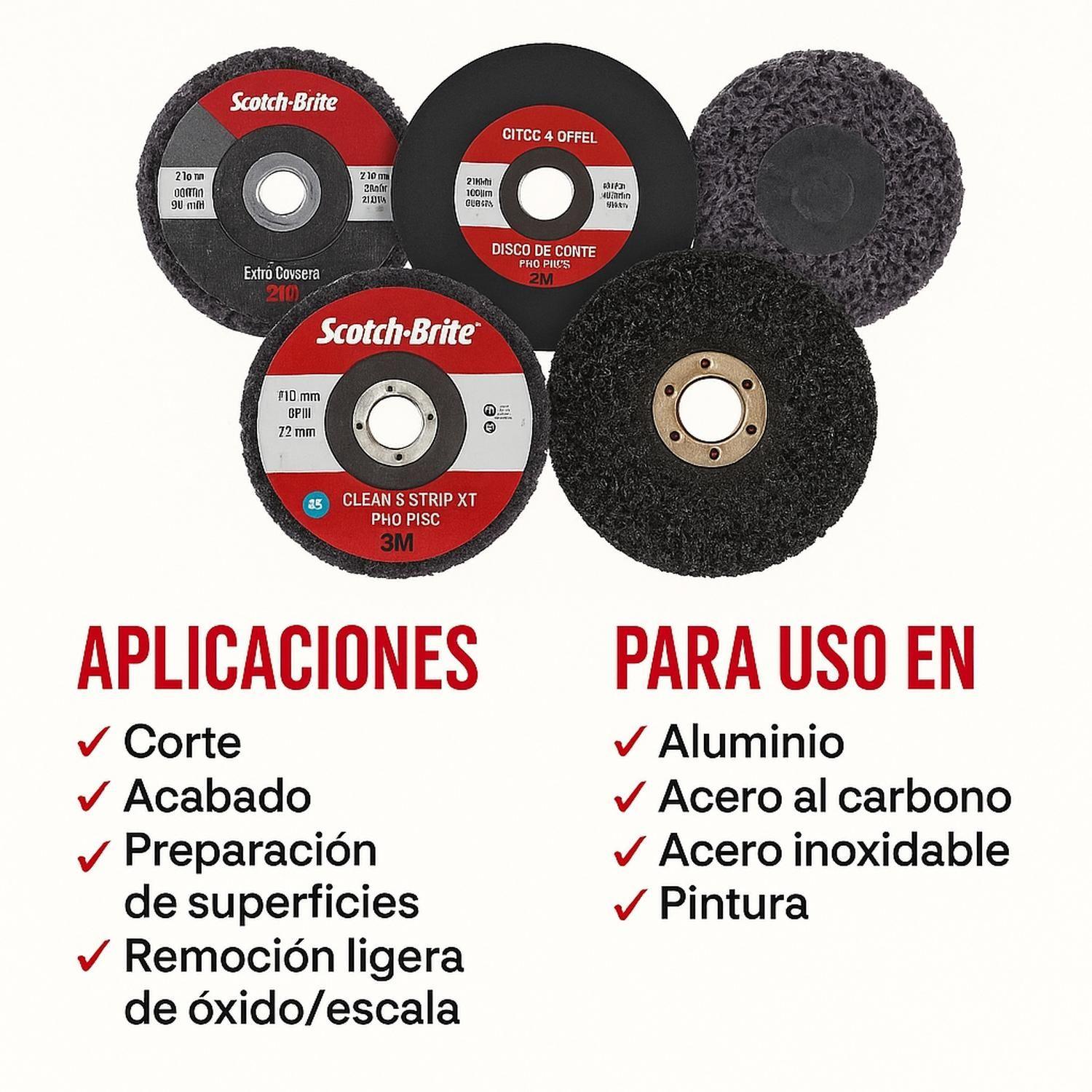 Disco Limpieza Clean Strip 7 7/8" 05587 Scotch Brite 3M-4