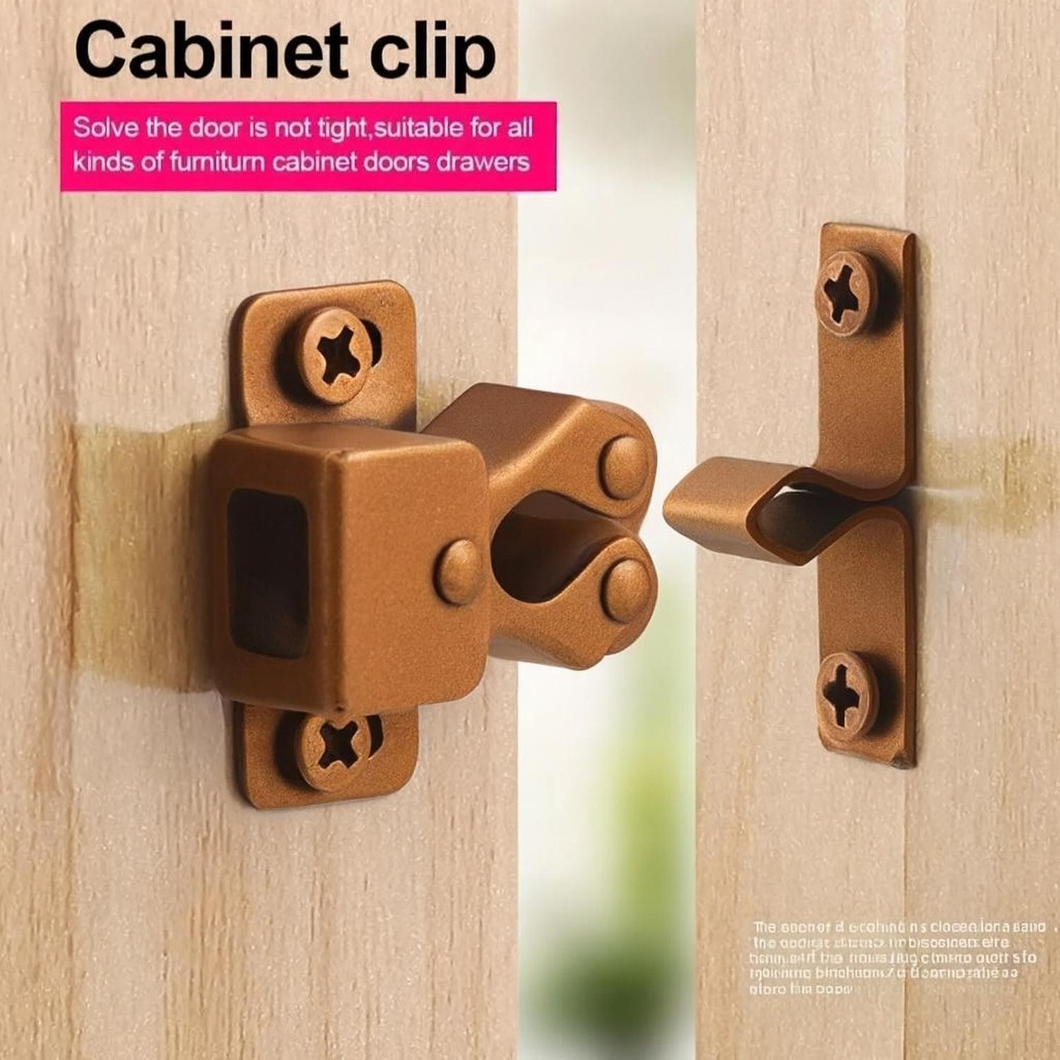 Pack 10 Reten Rodillo Bronceado Para Puerta Mueble DMC-4