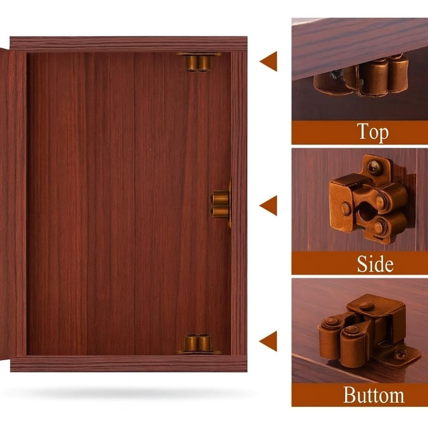 Pack 10 Reten Rodillo Bronceado Para Puerta Mueble DMC-5