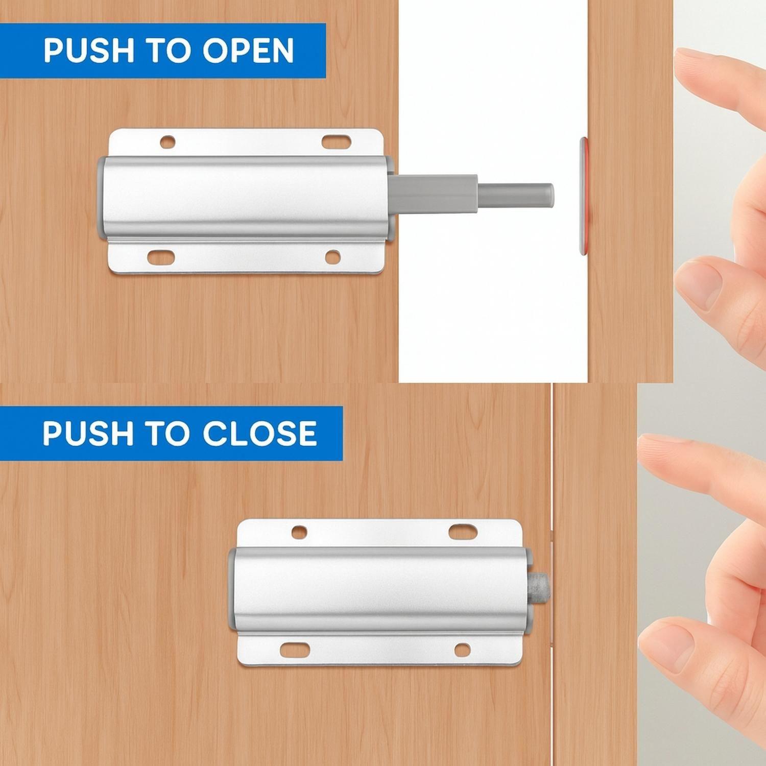Pack 10 Reten Magnetico Push To Open Amortiguador DMC-4