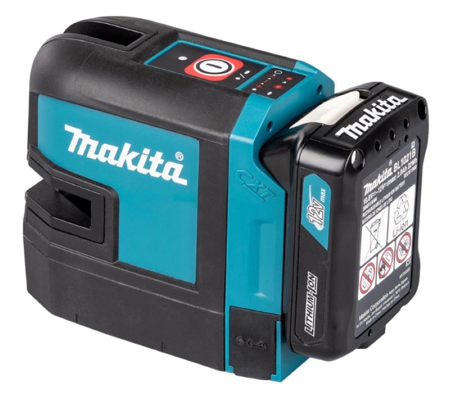 Nivel laser multilíneas rojas batería + cargador SK105DZ Makita-2