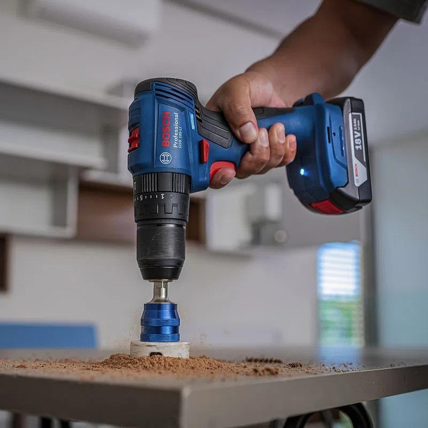 Taladro Percutor Inalámbrico 1/2 Bosch Gsb 185-li 18v S/bat-6