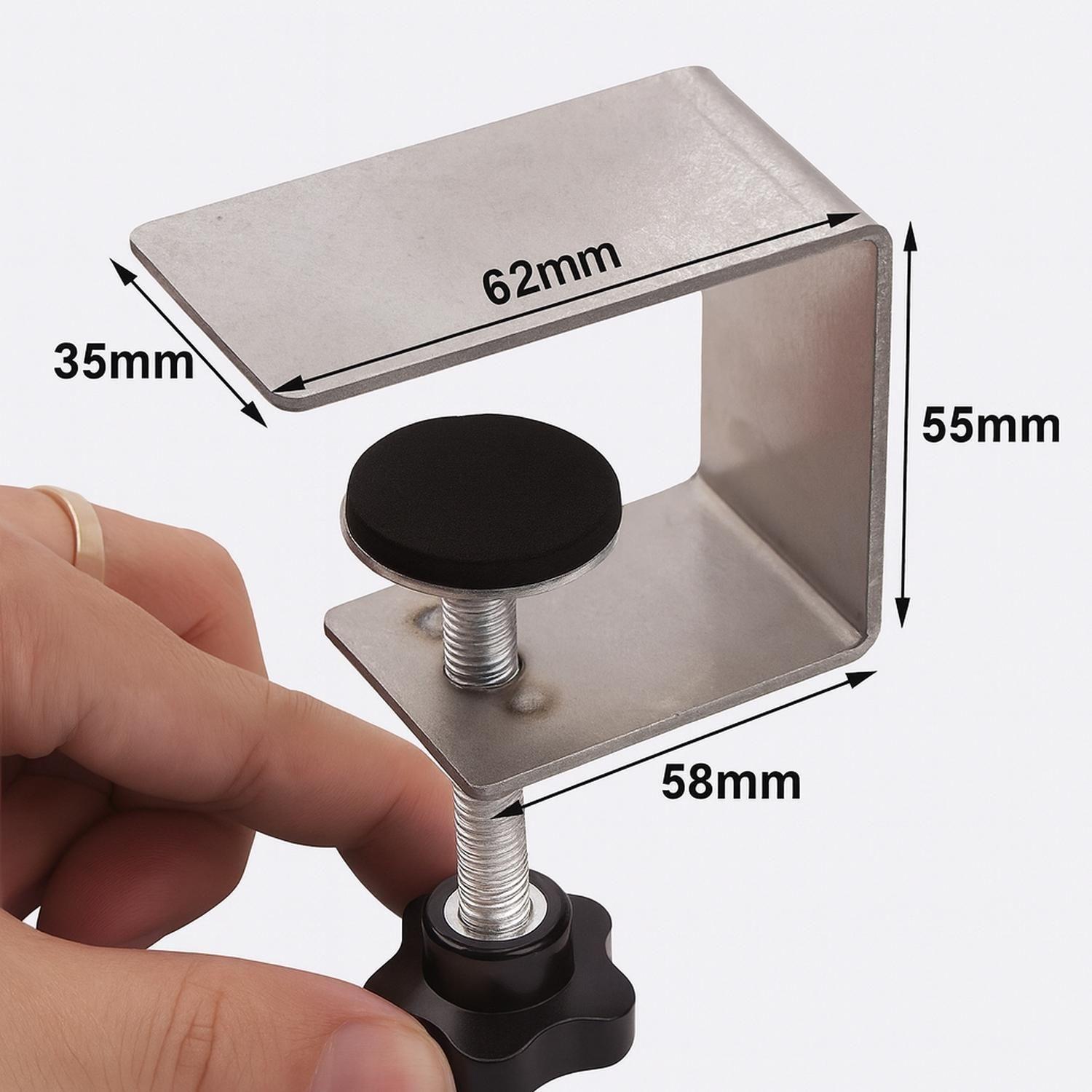 Prensa Abrazadera Para Instalación Frontal De Cajon 2u DMC-1