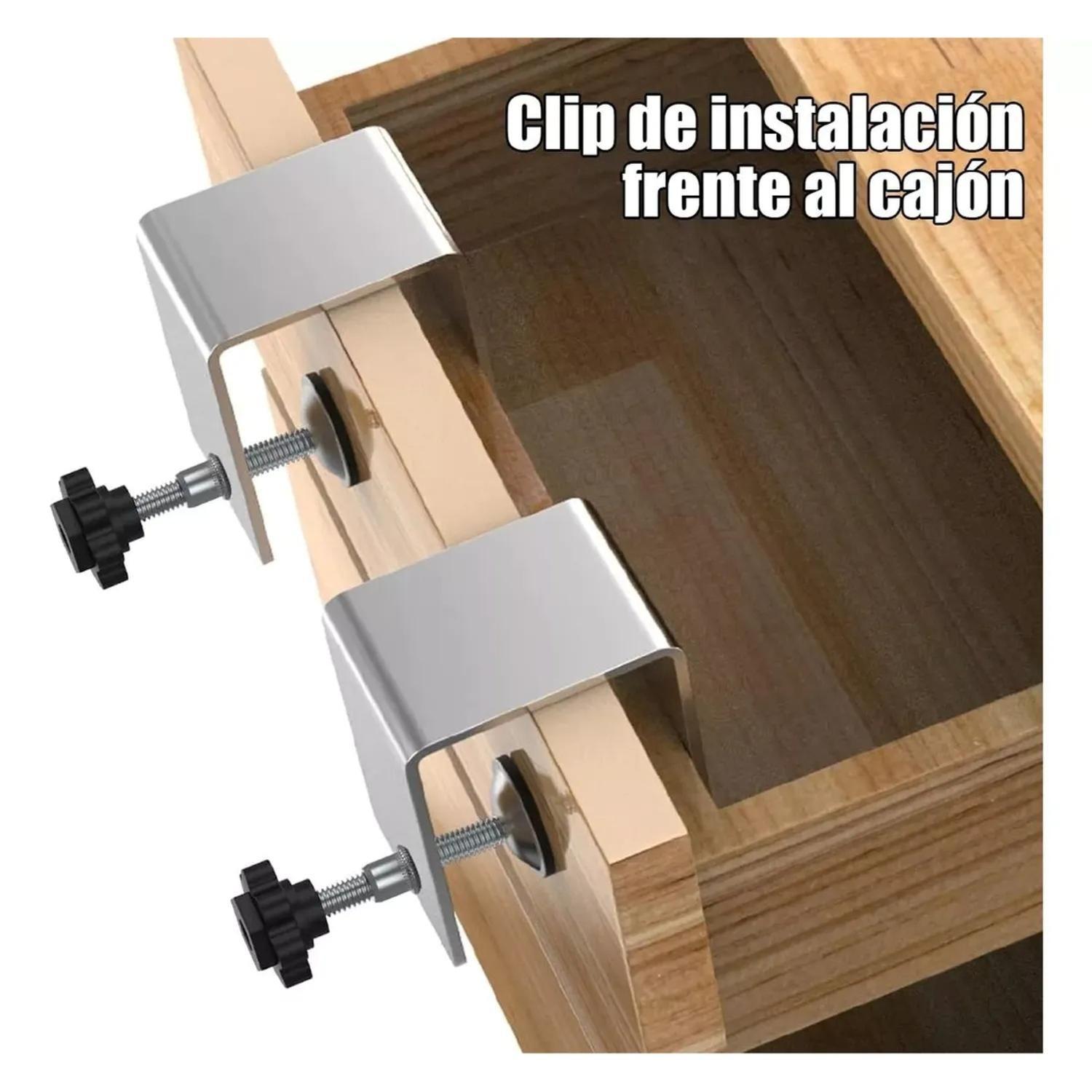 Prensa Abrazadera Para Instalación Frontal De Cajon 2u DMC-3