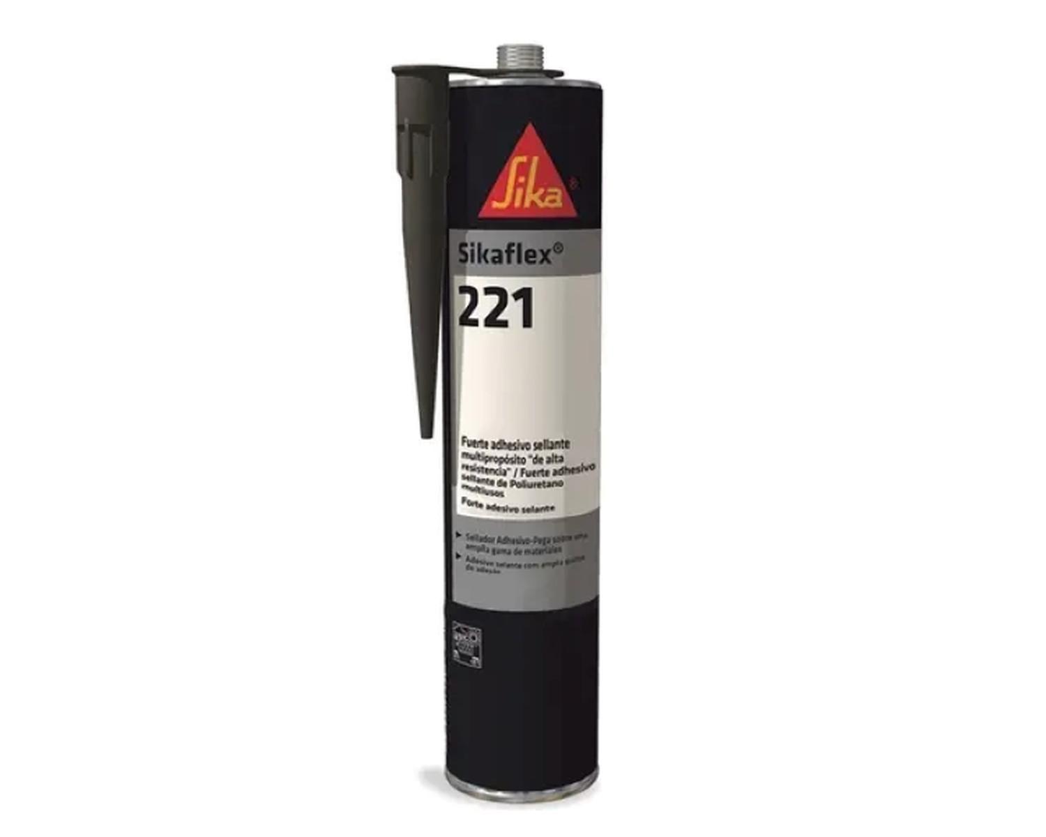 Sikaflex 221 Sellador Adhesivo Multipropósito 300ml Negro-0