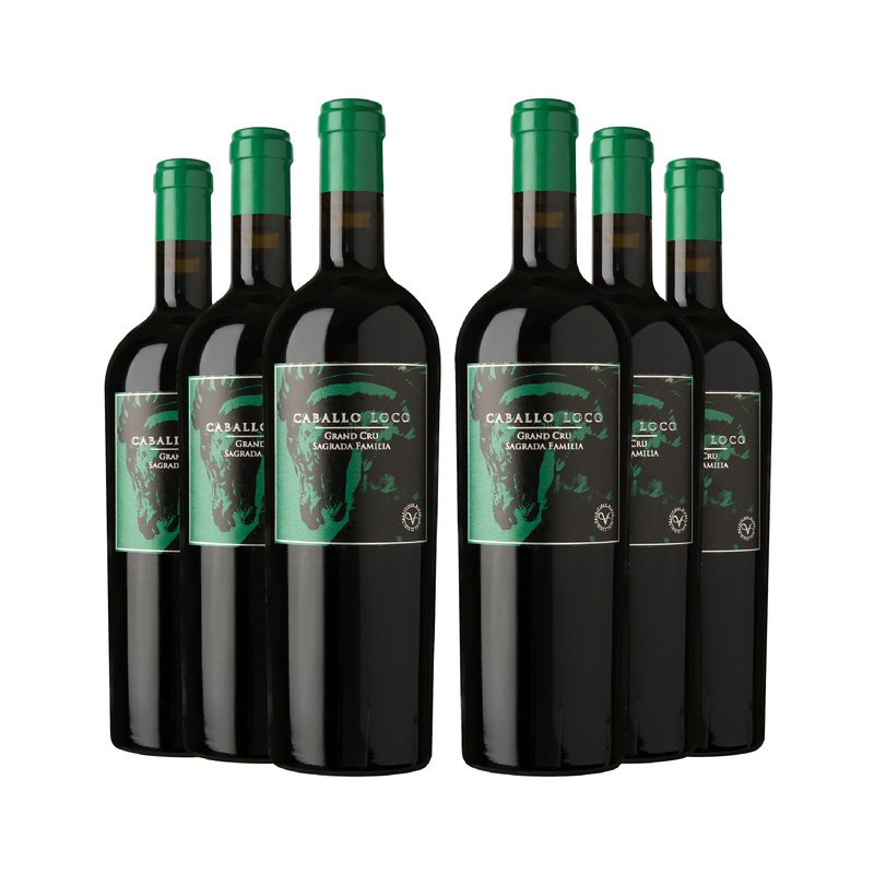 6 Vinos Caballo Loco Grand Cru Sagrada Familia 750cc-0