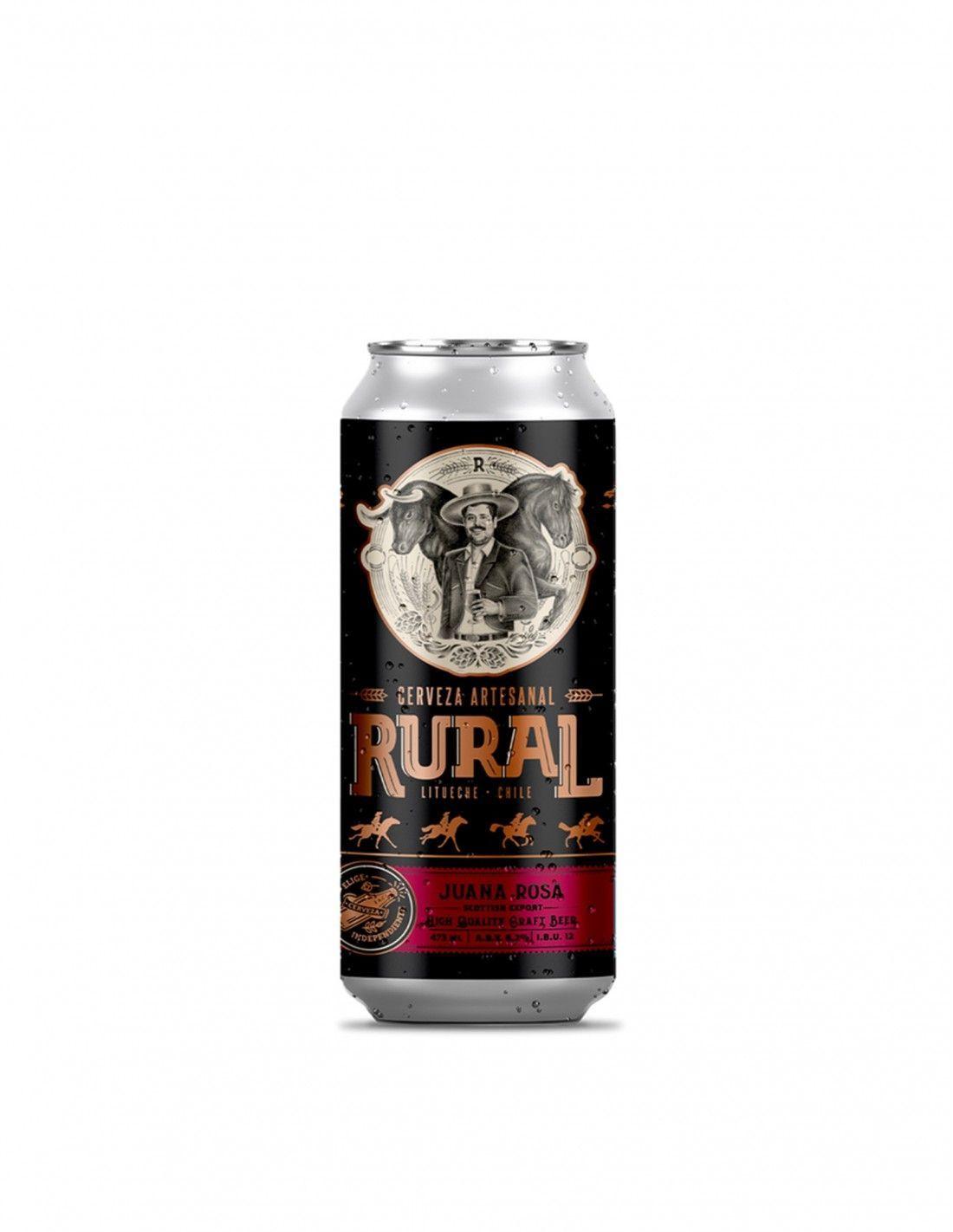 Cerveza Artesanal Rural - Juana Rosa Lata 473ml-0