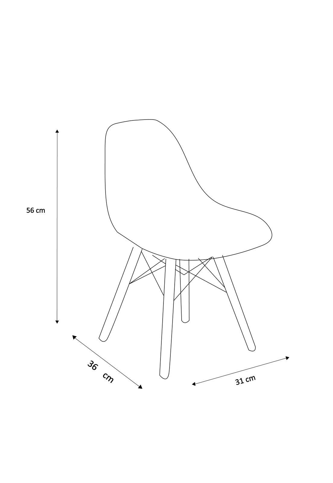 Silla Eames Dsw Niño Roja-1