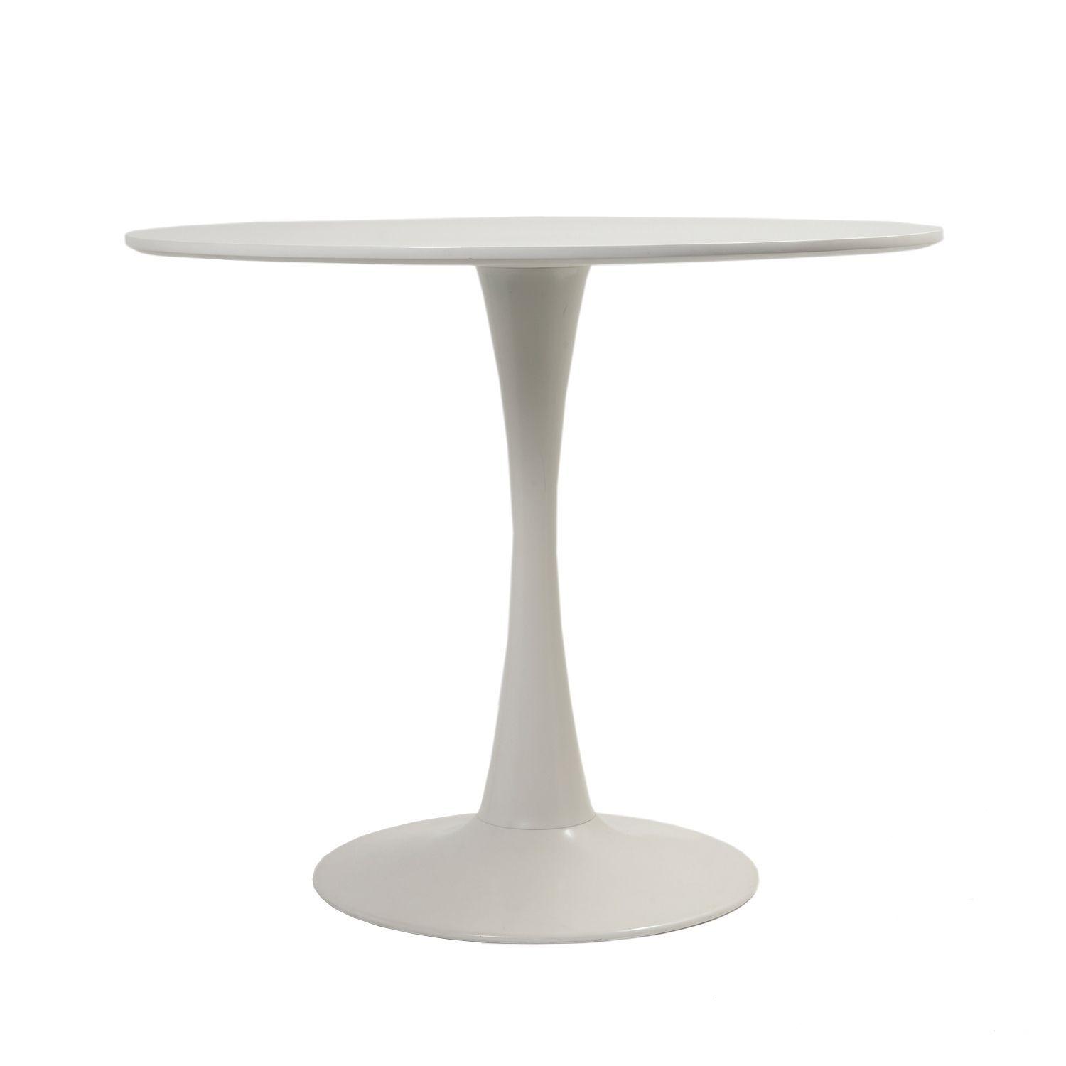 Mesa Tulip Redonda 120 Cms Blanca-0