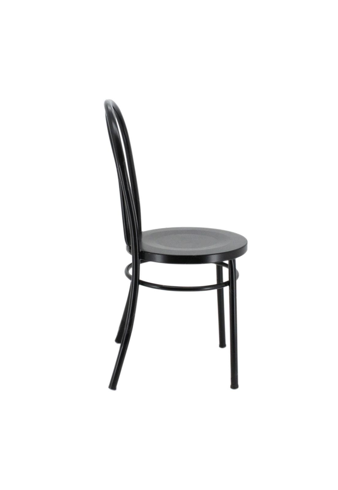 Silla Thonet Metalica Negra-3