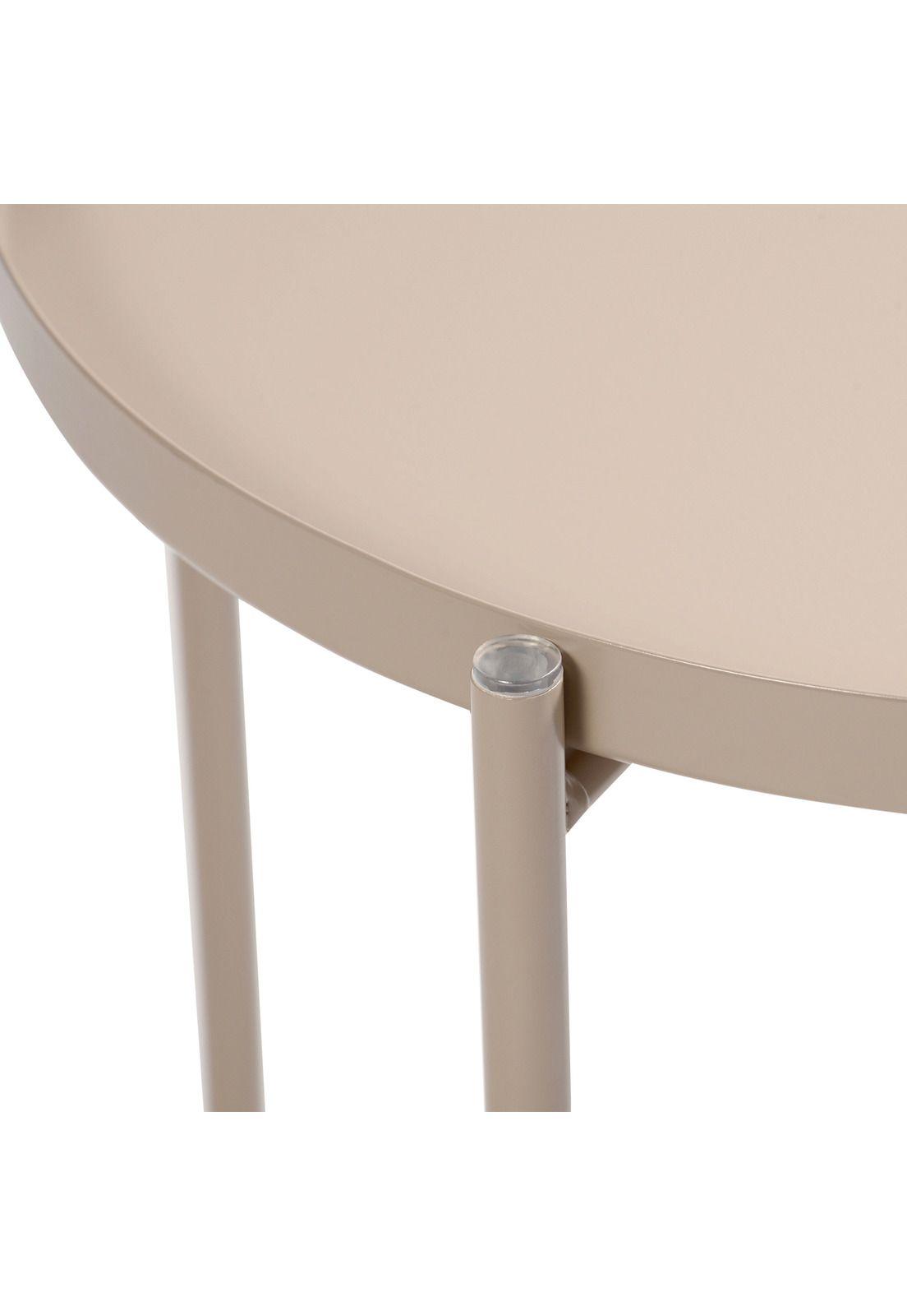 Mesa Lateral Baja Alina Tostado Beige 44 Cms-2