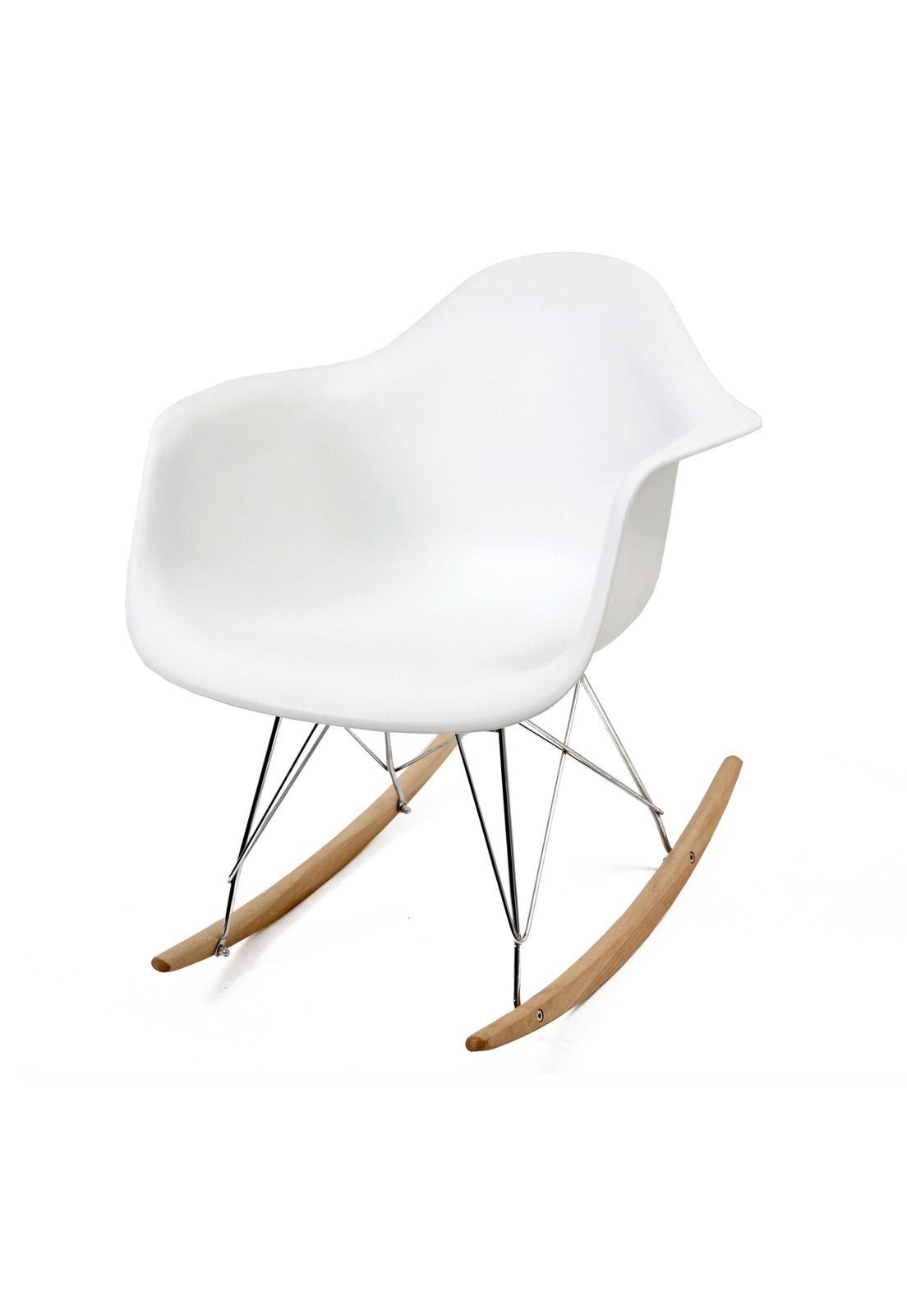 Silla Mecedora Eames Rocking Blanco-0