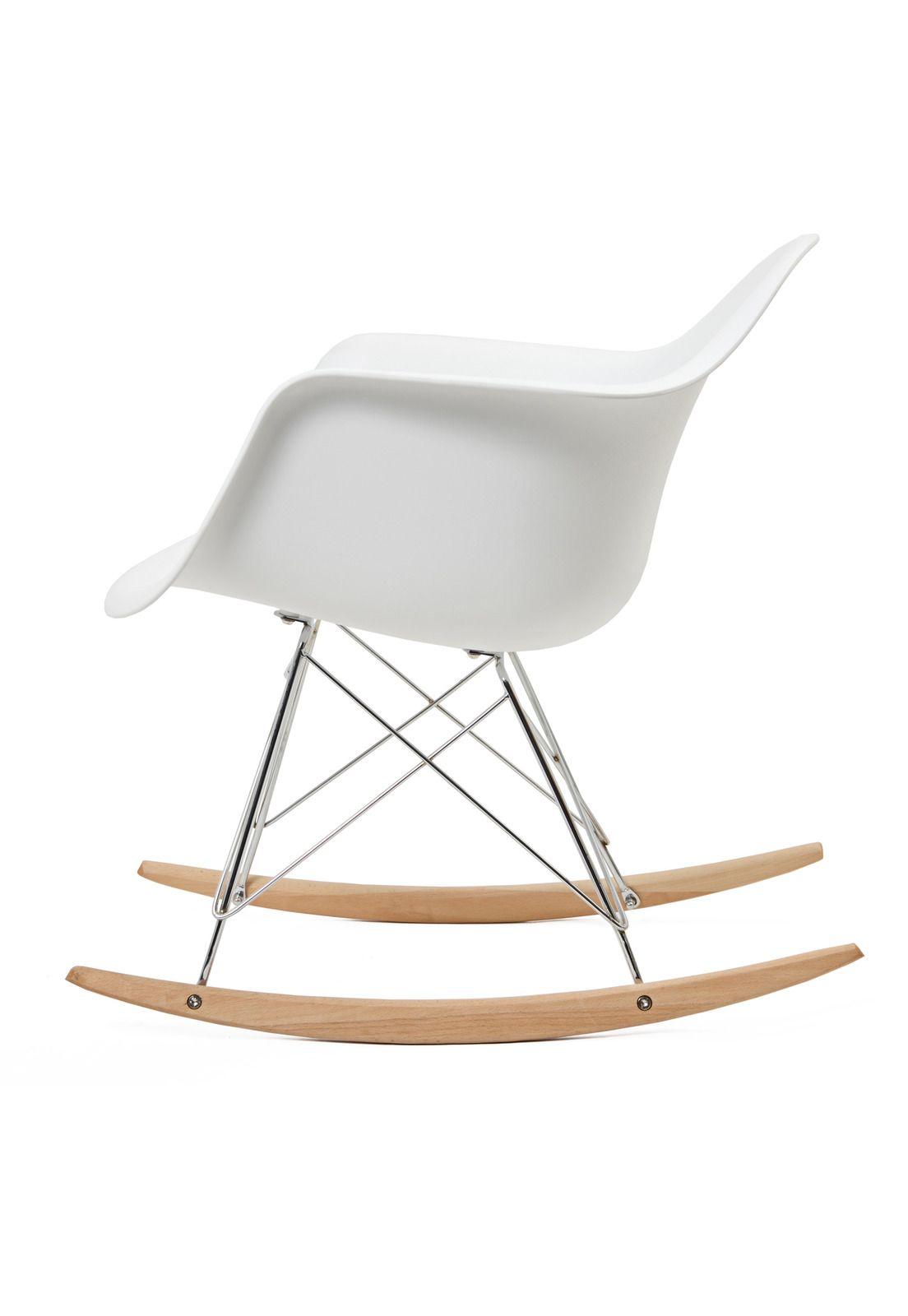 Silla Mecedora Eames Rocking Blanco-1