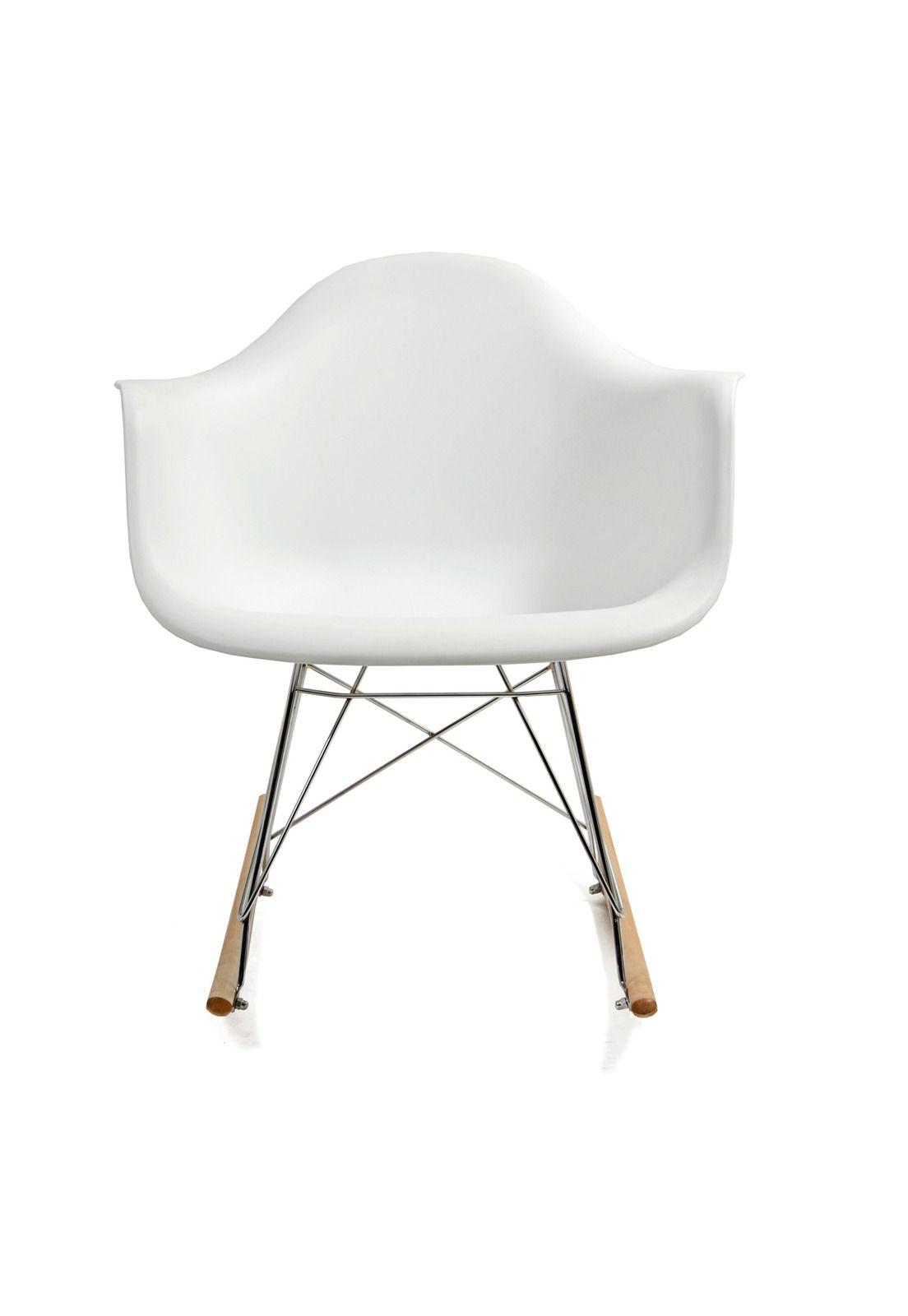 Silla Mecedora Eames Rocking Blanco-2