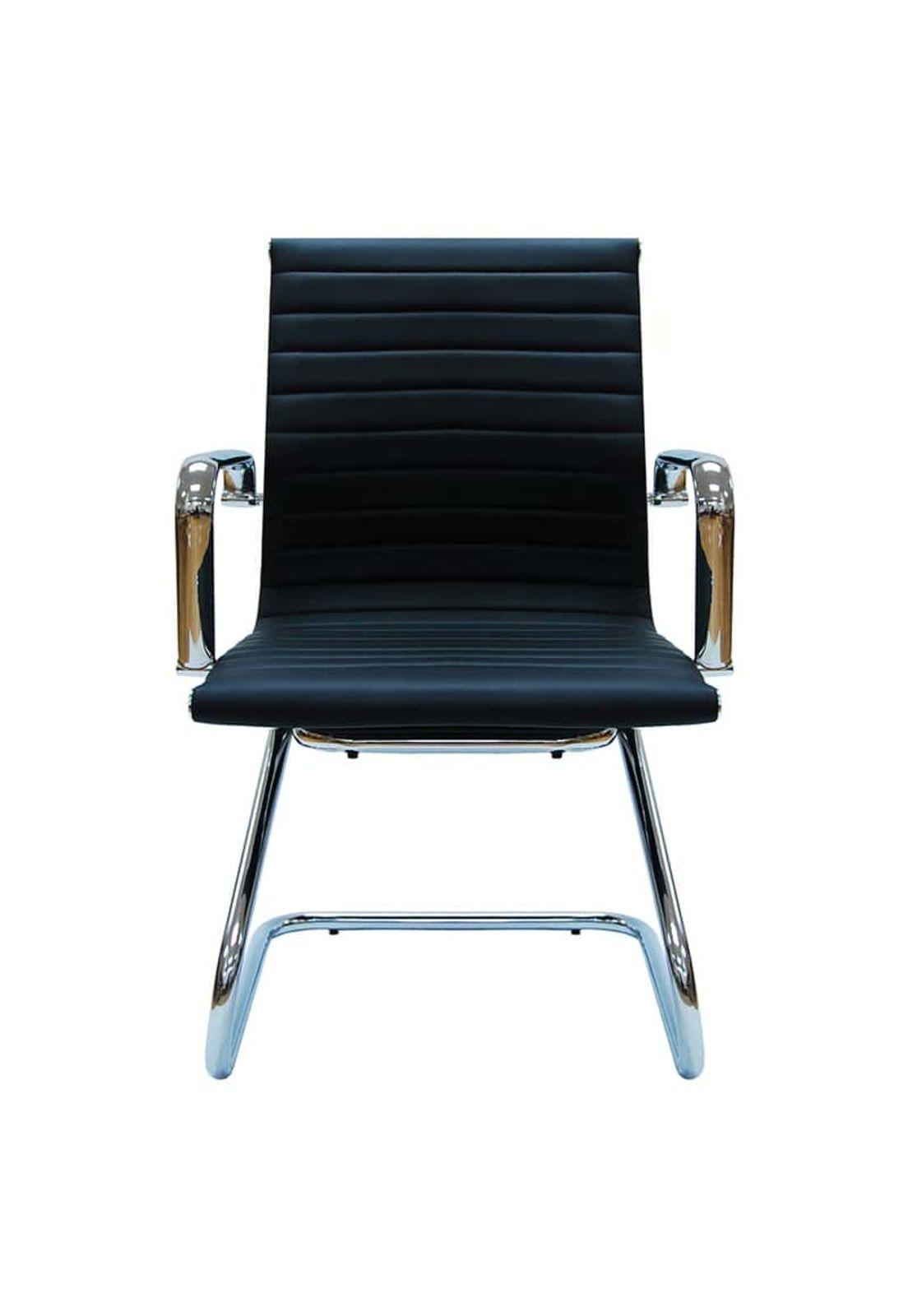 Silla Bishop Respald Bajo Trineo Negra-0