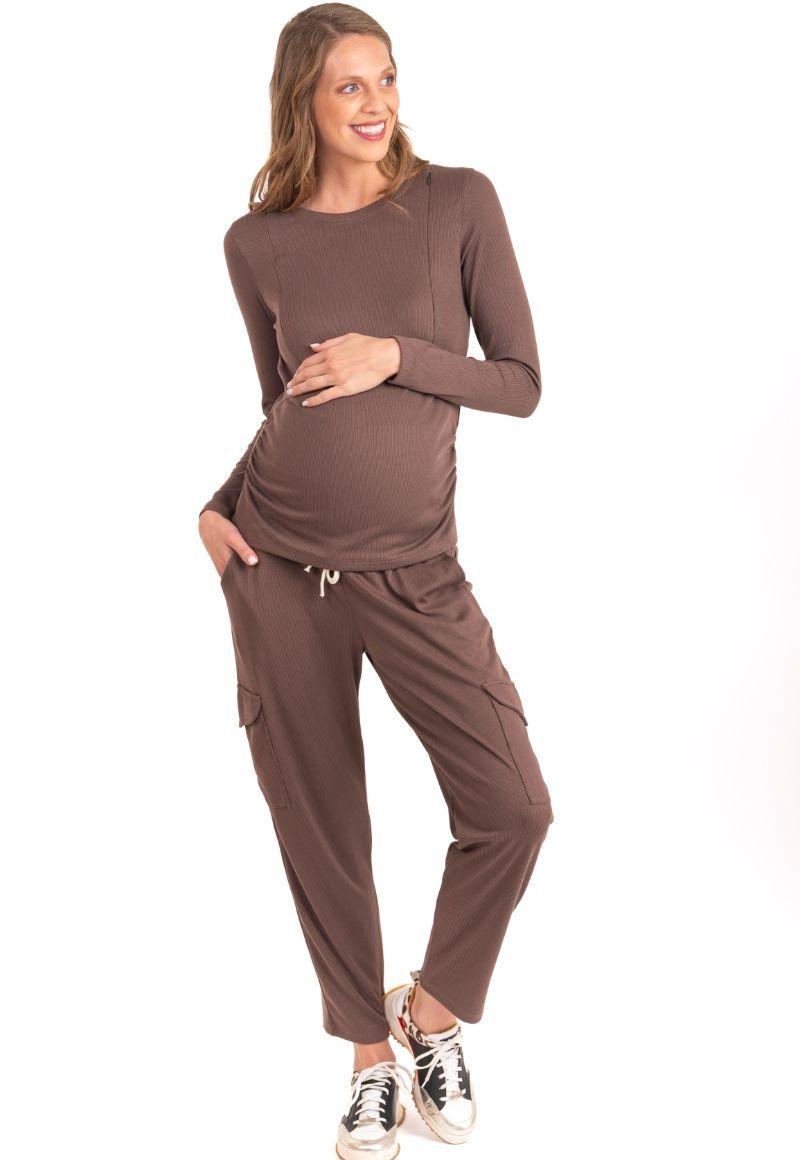 Pantalón Jogger Maternal Valeria Madremia-1