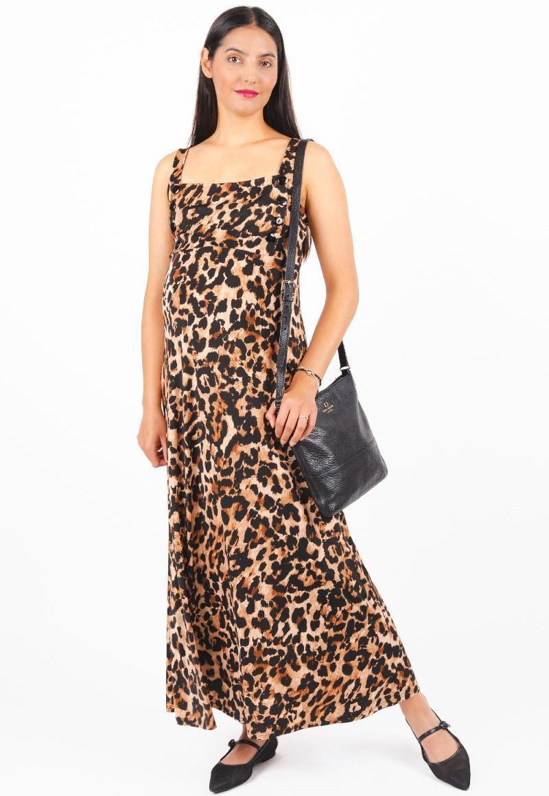 Vestido Maternal Lactancia Nieves Estampado Madremia-2