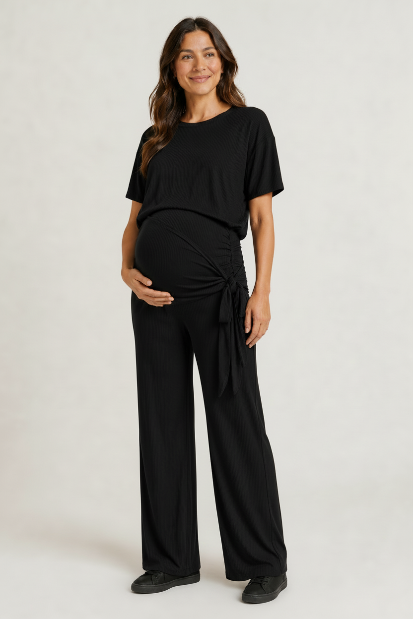 Pantalon Palazzo Maternal Maura Madremia-1